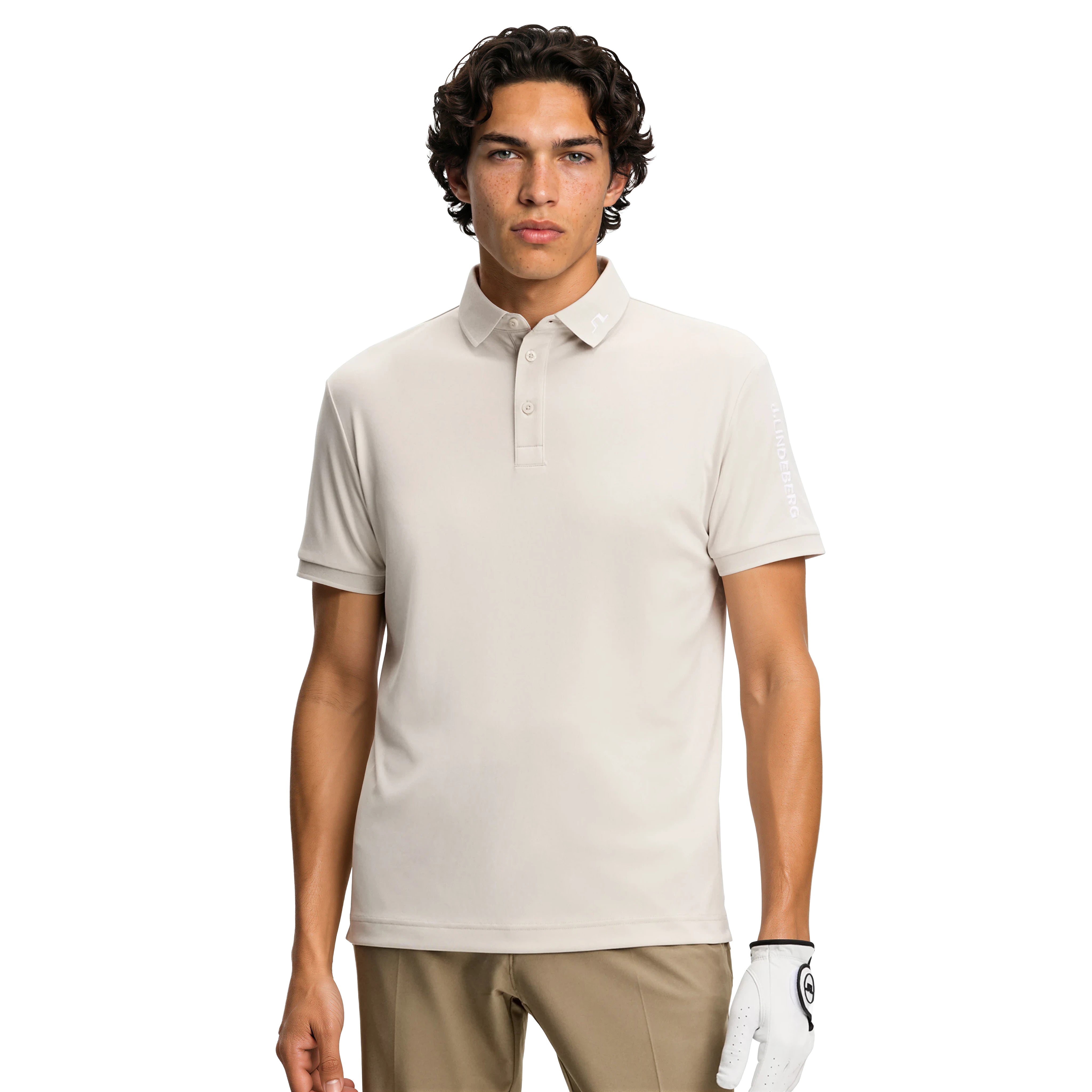J.Lindeberg Golf Tour Tech Polo Shirt SS26 - Sky Light O576