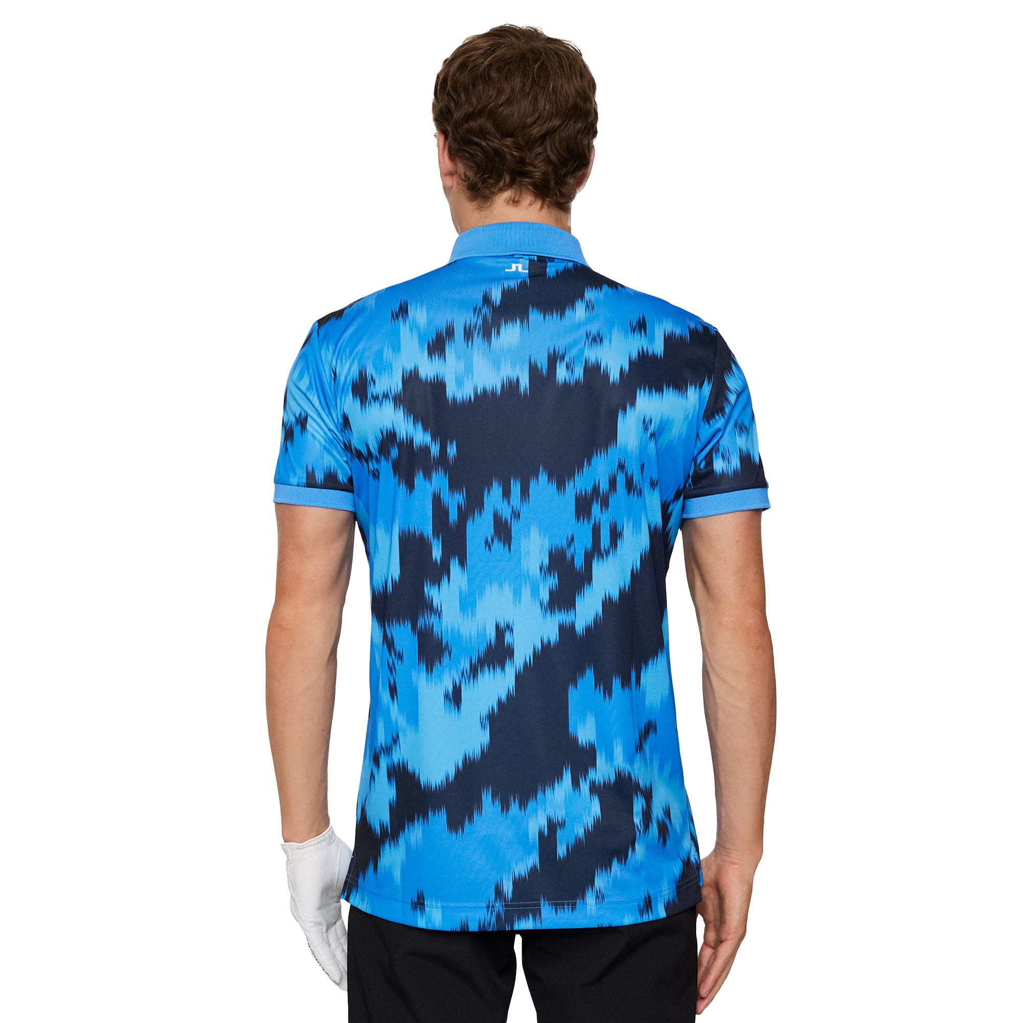 J.Lindeberg Golf Tour Tech Print Polo Shirt FW25