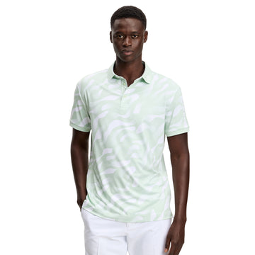 J.Lindeberg Golf Tour Tech Print Polo Shirt
