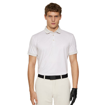 J.Lindeberg Golf Tour Tech Print Polo Shirt SH25