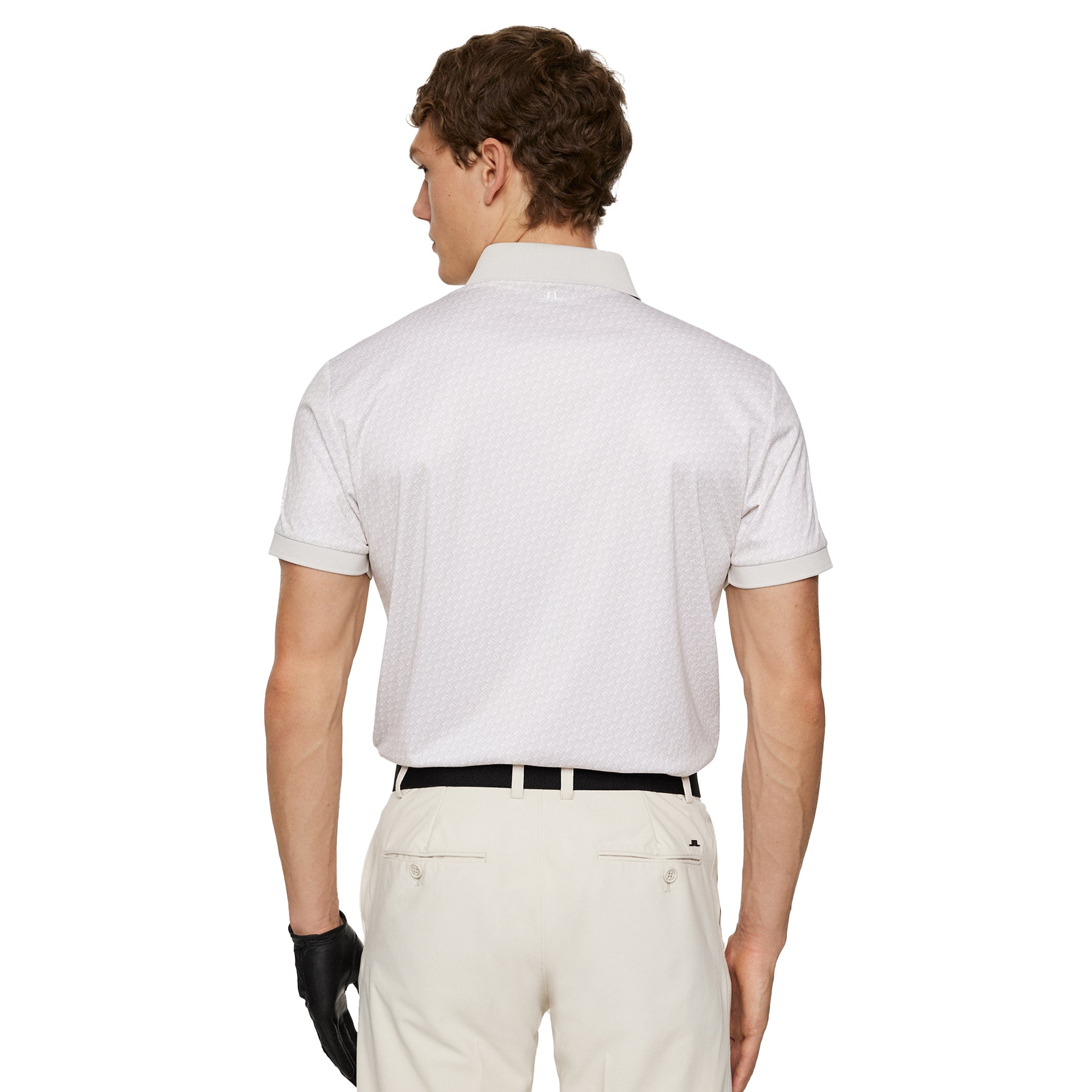 J.Lindeberg Golf Tour Tech Print Polo Shirt SH25