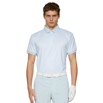 J.Lindeberg Golf Tour Tech Print Polo Shirt SH25