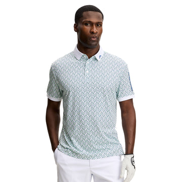 J.Lindeberg Golf Tour Tech Print Polo Shirt