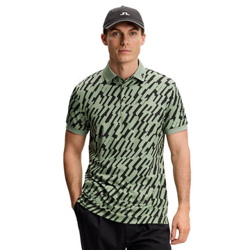 J.Lindeberg Golf Tour Tech Print Polo Shirt