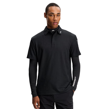 J.Lindeberg Golf Tour Tech Textured Polo Shirt
