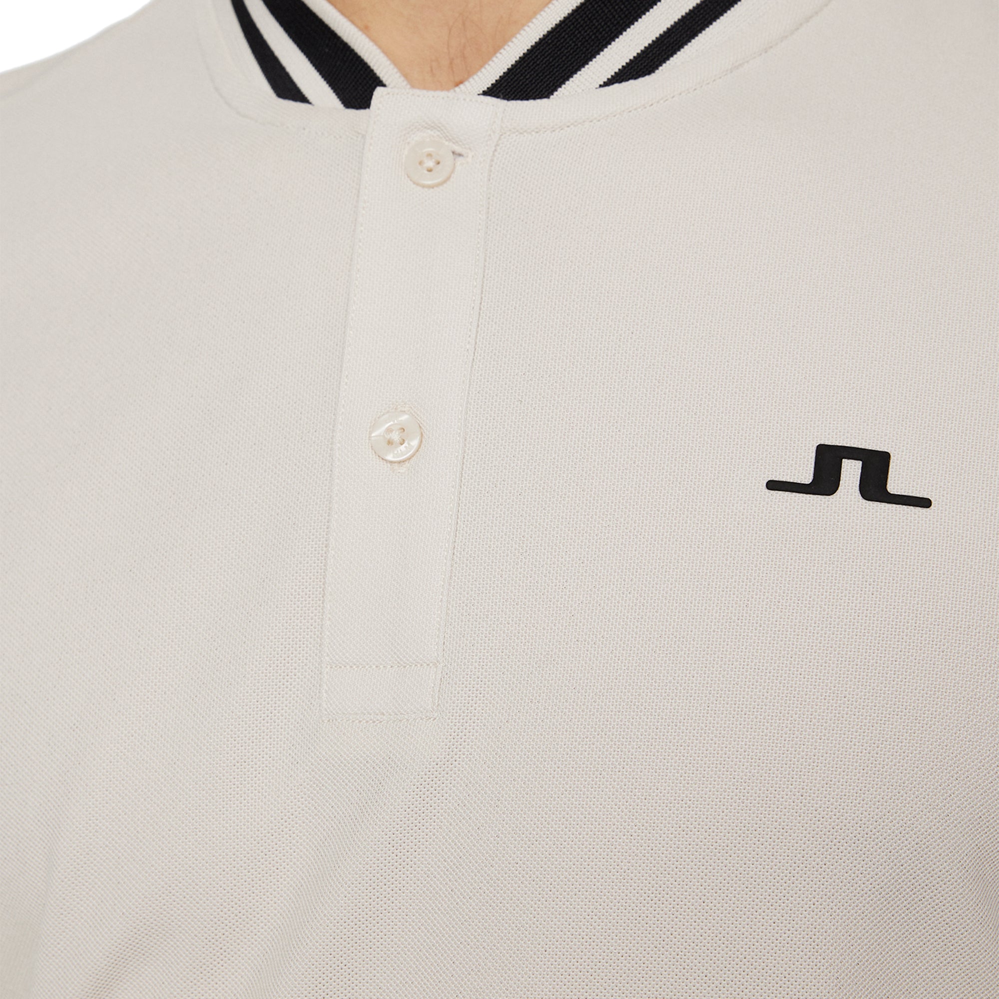J.Lindeberg Golf Tyson Polo Shirt SS25 Moonbeam U029
