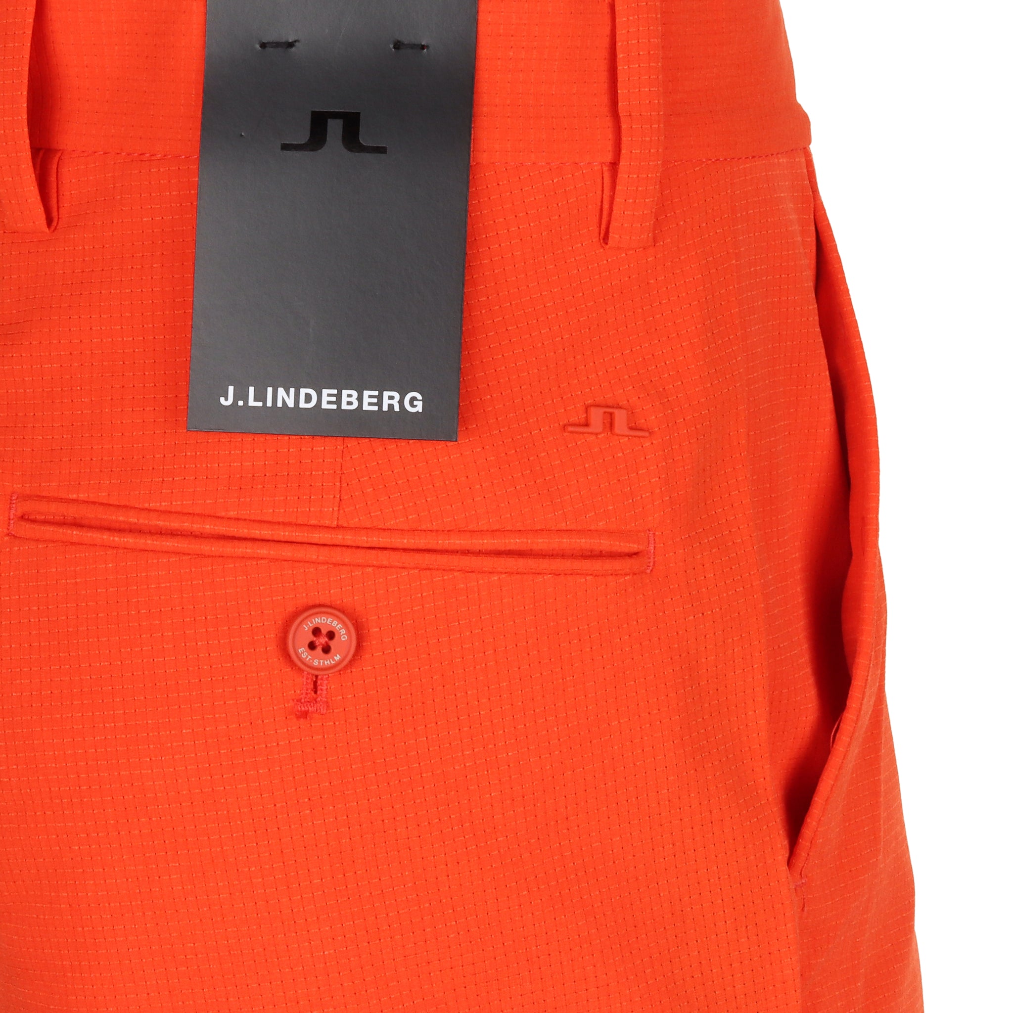 J.Lindeberg Golf Vent Tight Shorts SS24 Tangerine Tango G016