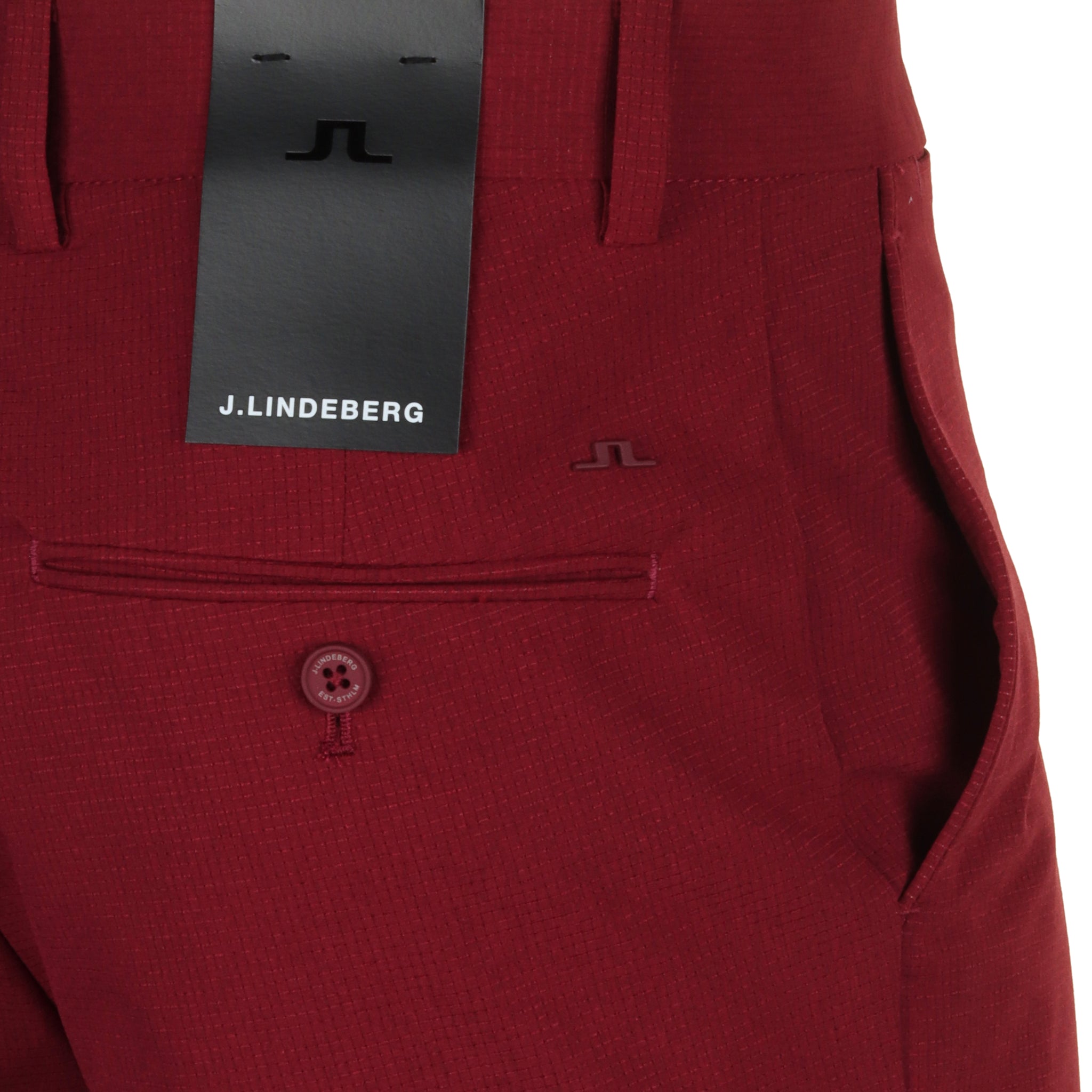 J.Lindeberg Golf Vent Tight Shorts FW24 Cabernet G091