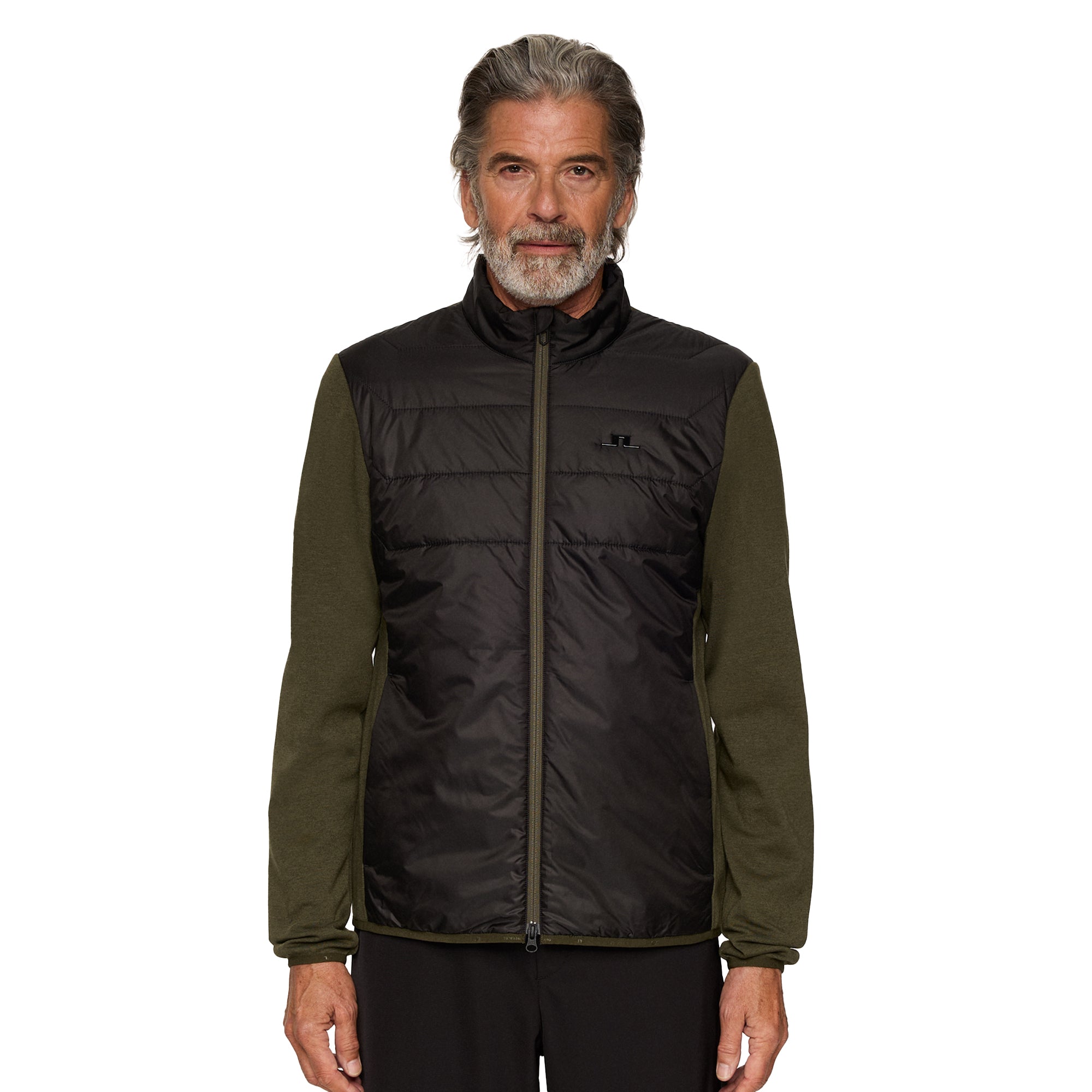 J.Lindeberg Gregory Hybrid Jacket FW25 - Asphalt W015 - AMOW13636