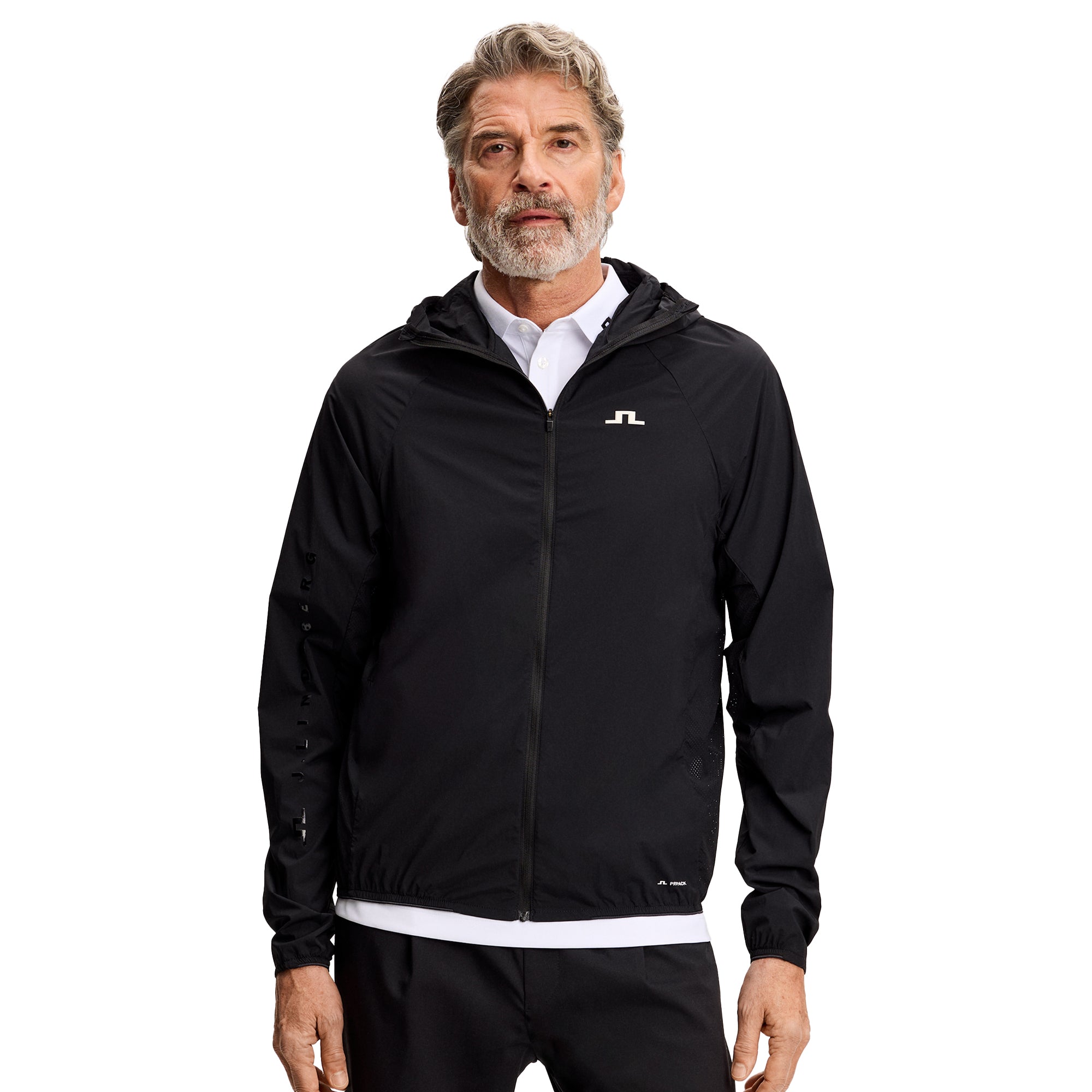 J.Lindeberg Merrick Pro Pack Wind Block Jacket - Black 9999 - BMOW14571 ...