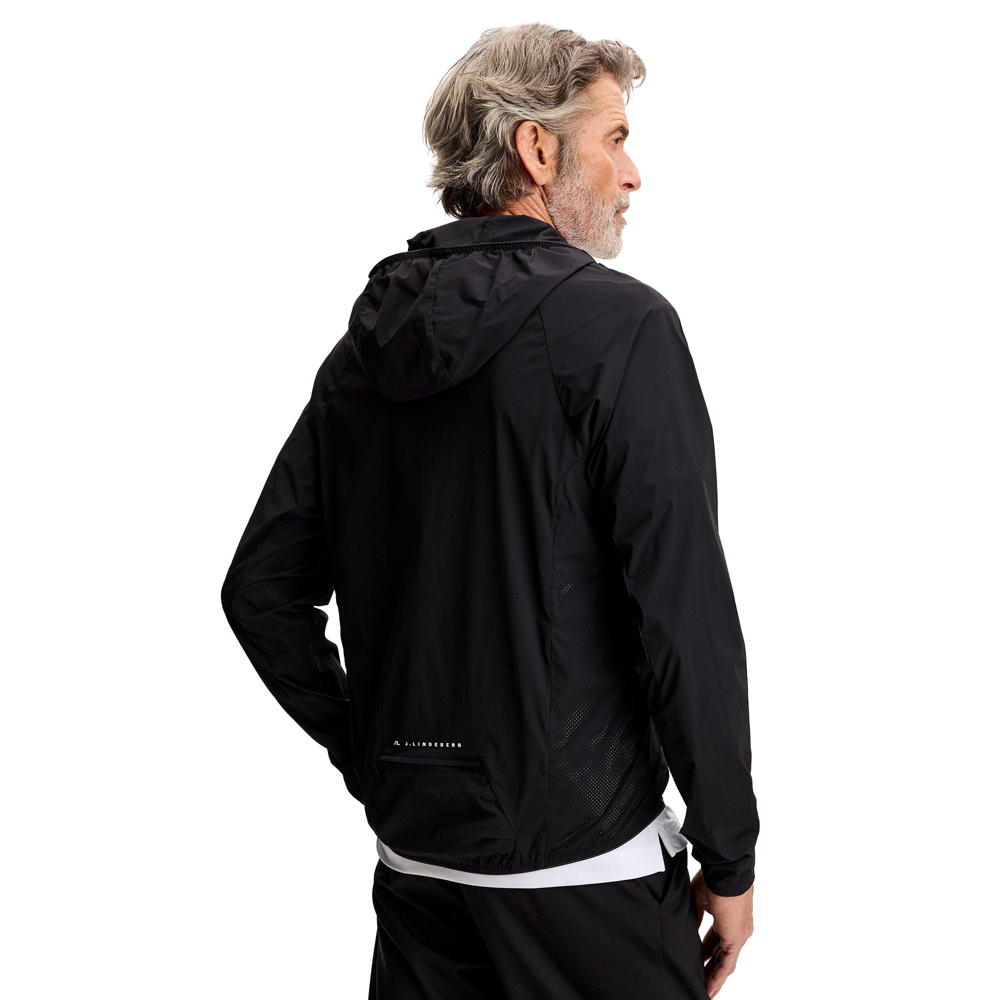 J.Lindeberg Merrick Pro Pack Wind Block Jacket - Black 9999 - BMOW14571 ...