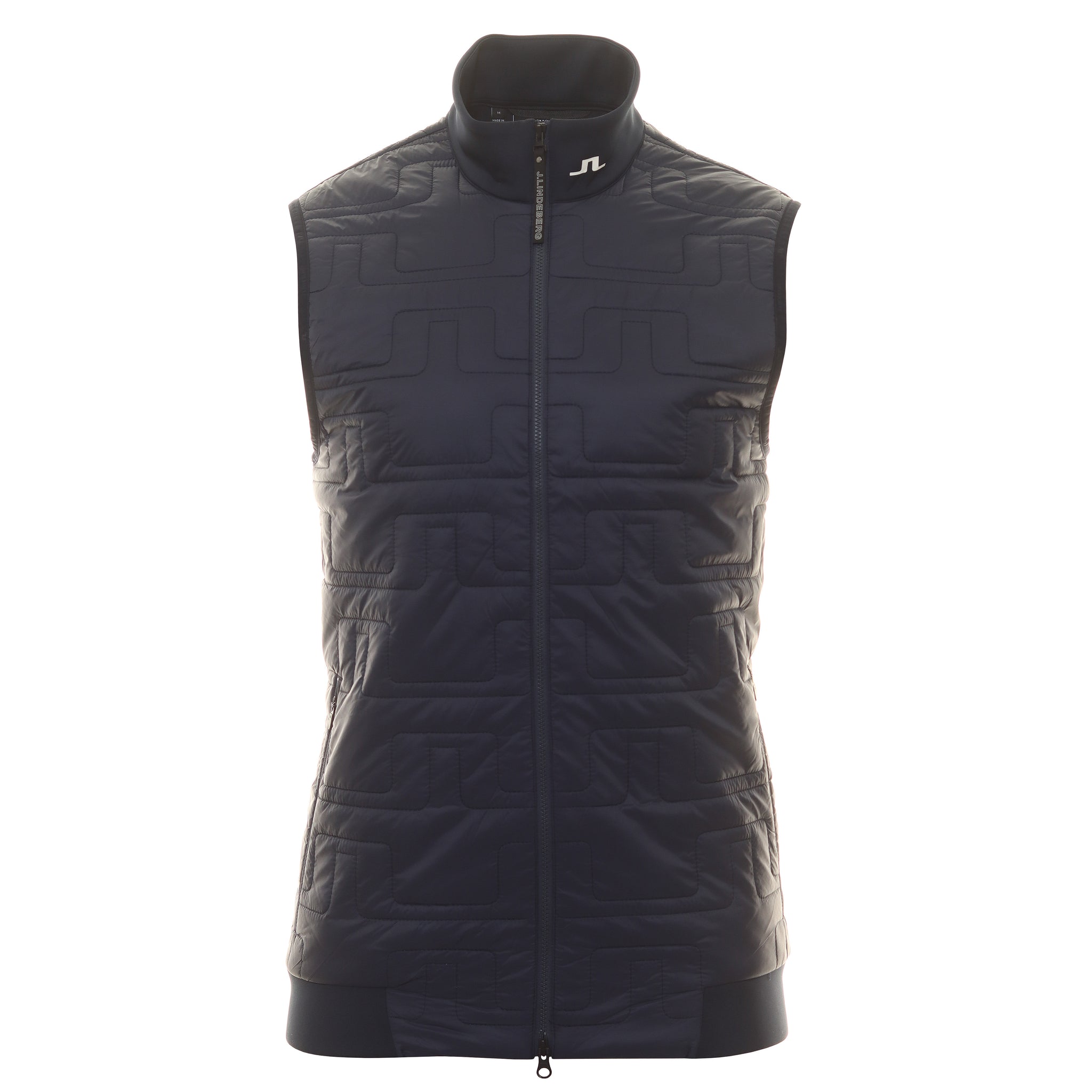 J.Lindeberg Quilt Hybrid Vest AMOW09067 JL Navy 6855 Function18
