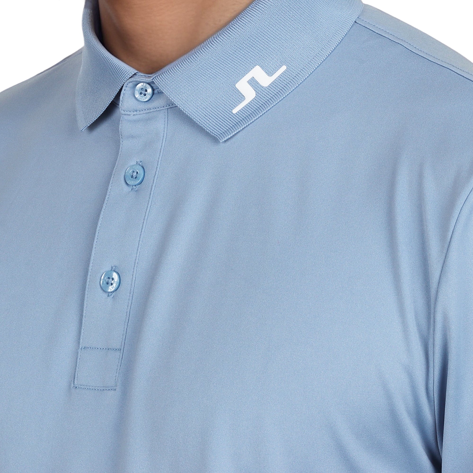 J.Lindeberg Golf KV Polo Shirt SS25 Rain Washed O539