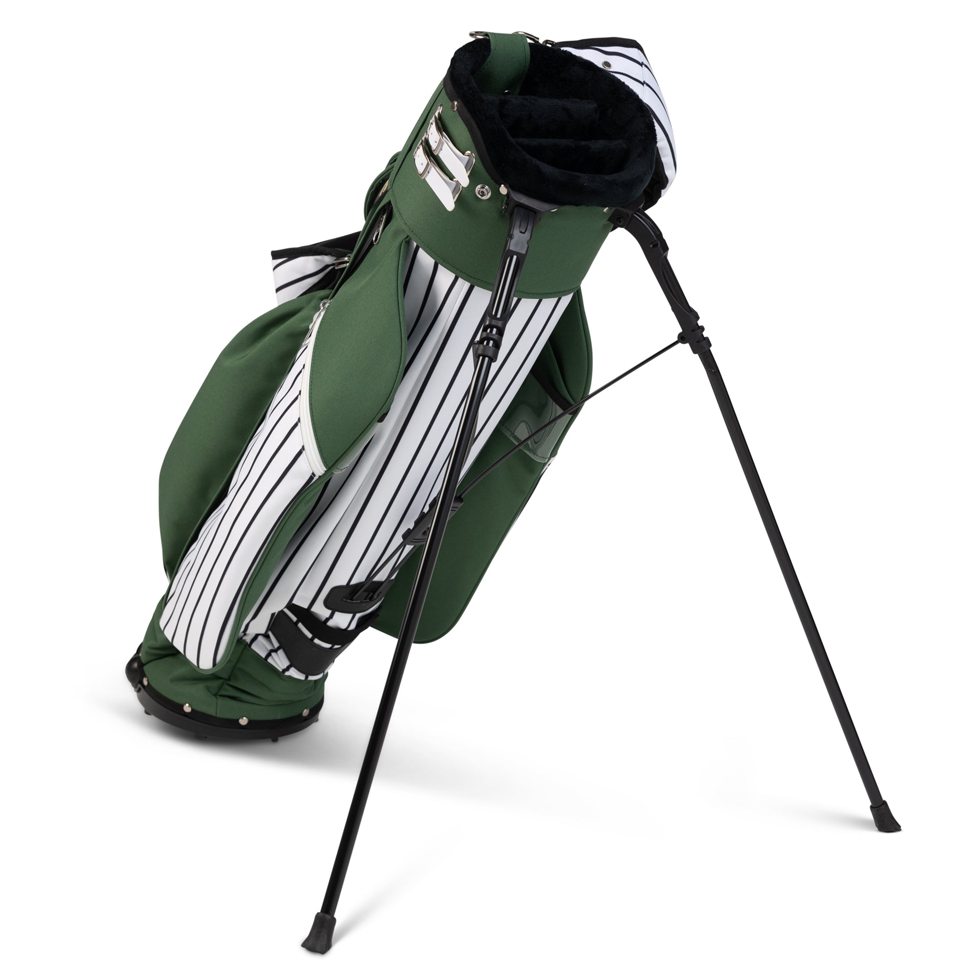 Jones Classic Stand Golf Bag CS303 Green Pinstripe & Function18