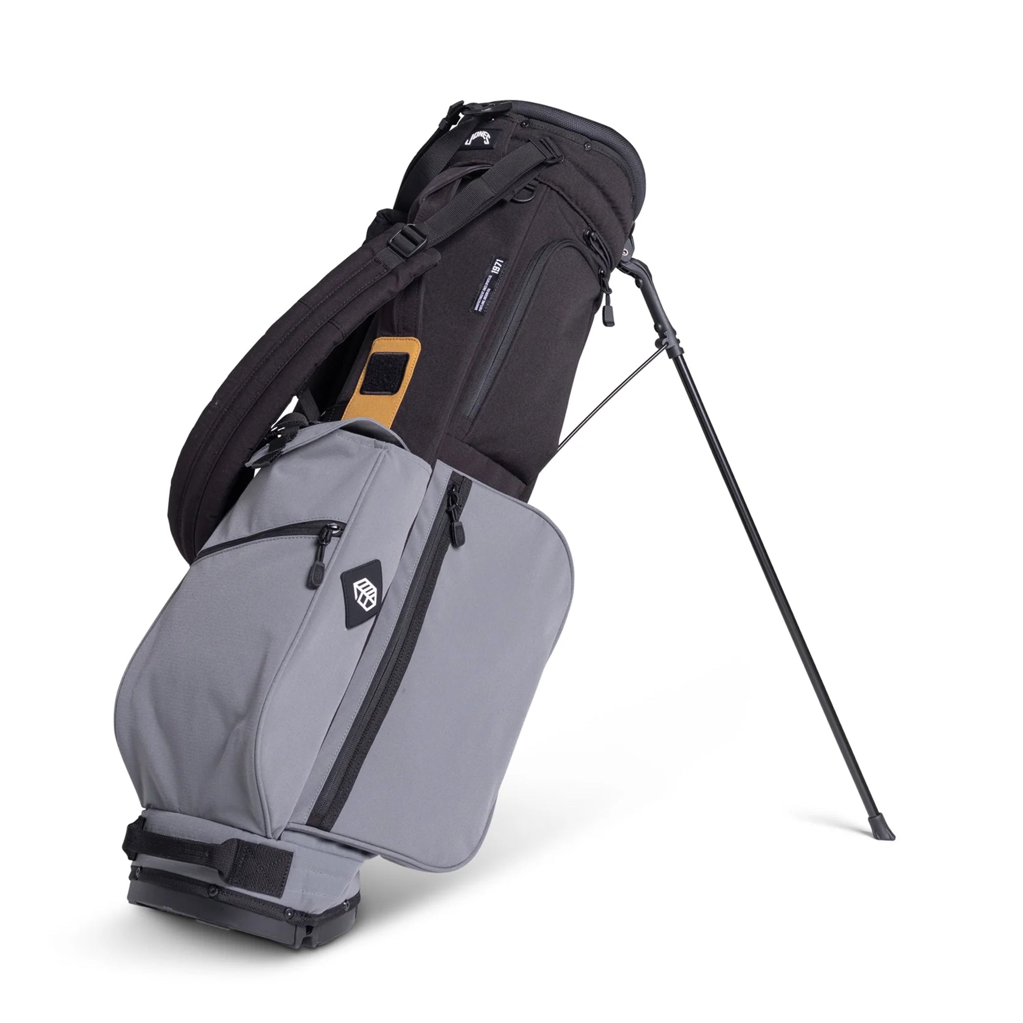 Jones Rover R Stand Golf Bag RNS108 Black Charcoal Wheat | Function18