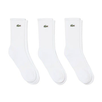 Lacoste 3 Pack Long Ribbed Socks