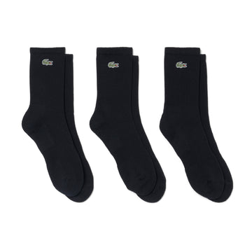 Lacoste 3 Pack Long Ribbed Socks