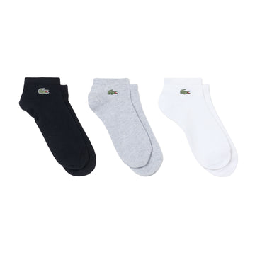 Lacoste 3 Pack Low Cut Socks