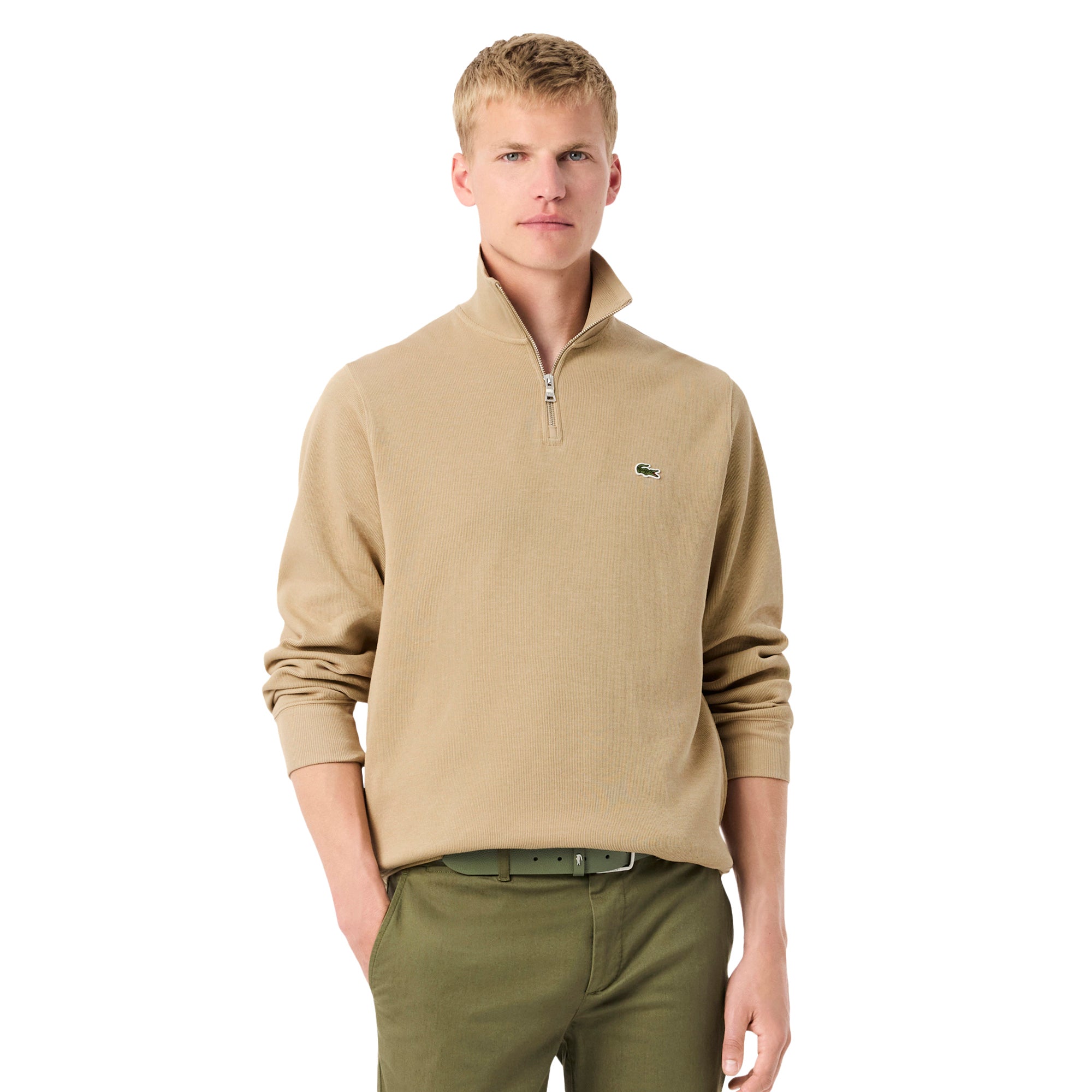 Lacoste Classic 1/2 Zip Sweater - Blue HD9 - SH1927-HD9
