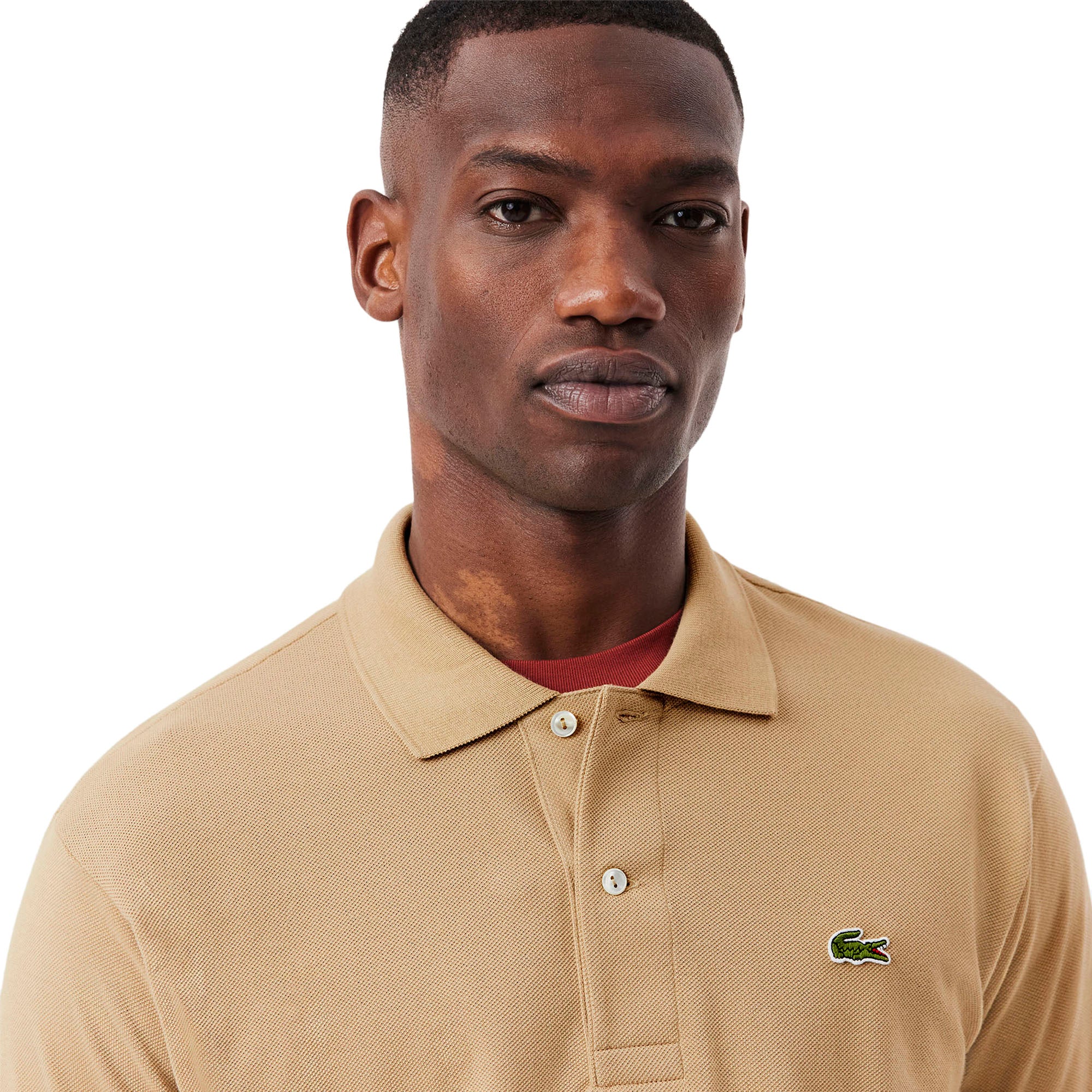 Lacoste Classic Pique Polo Shirt Beige 02S