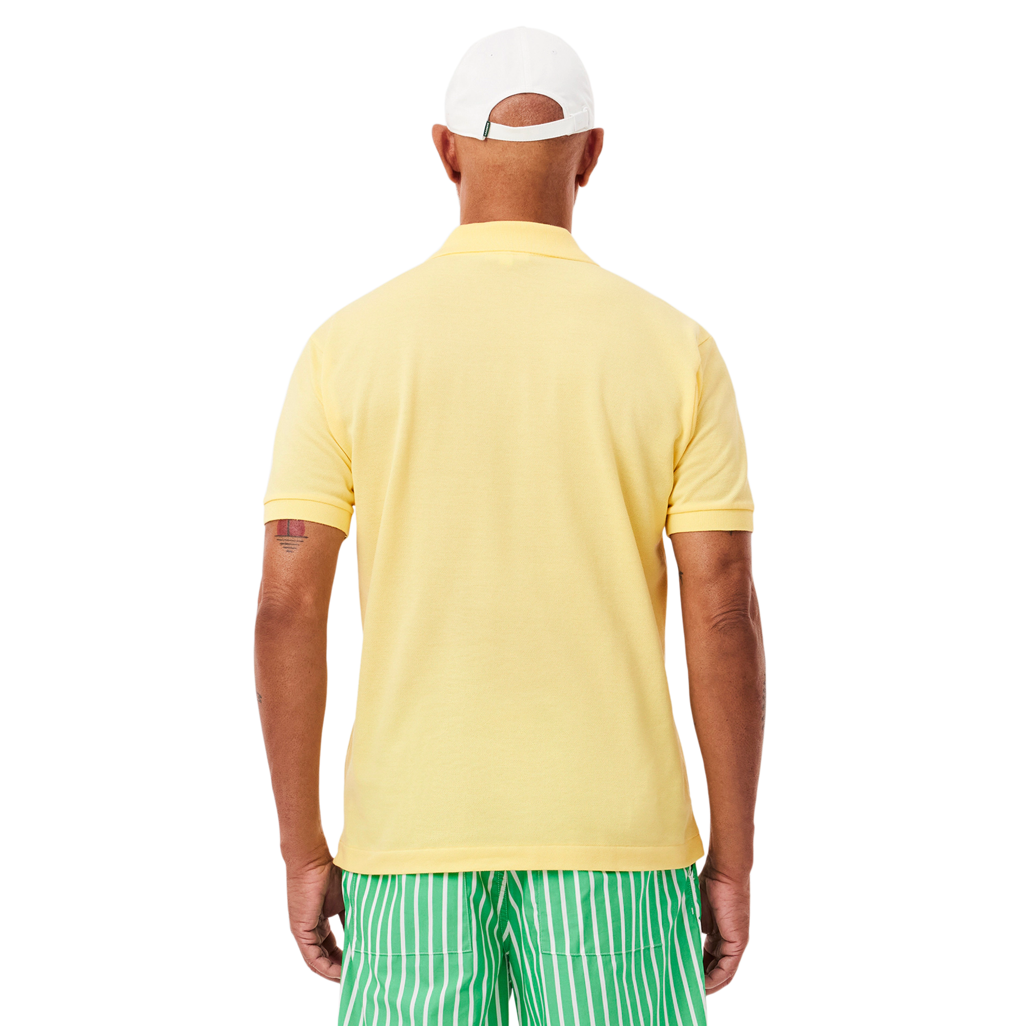 Lacoste Classic Pique Polo Shirt Pastel Yellow 107
