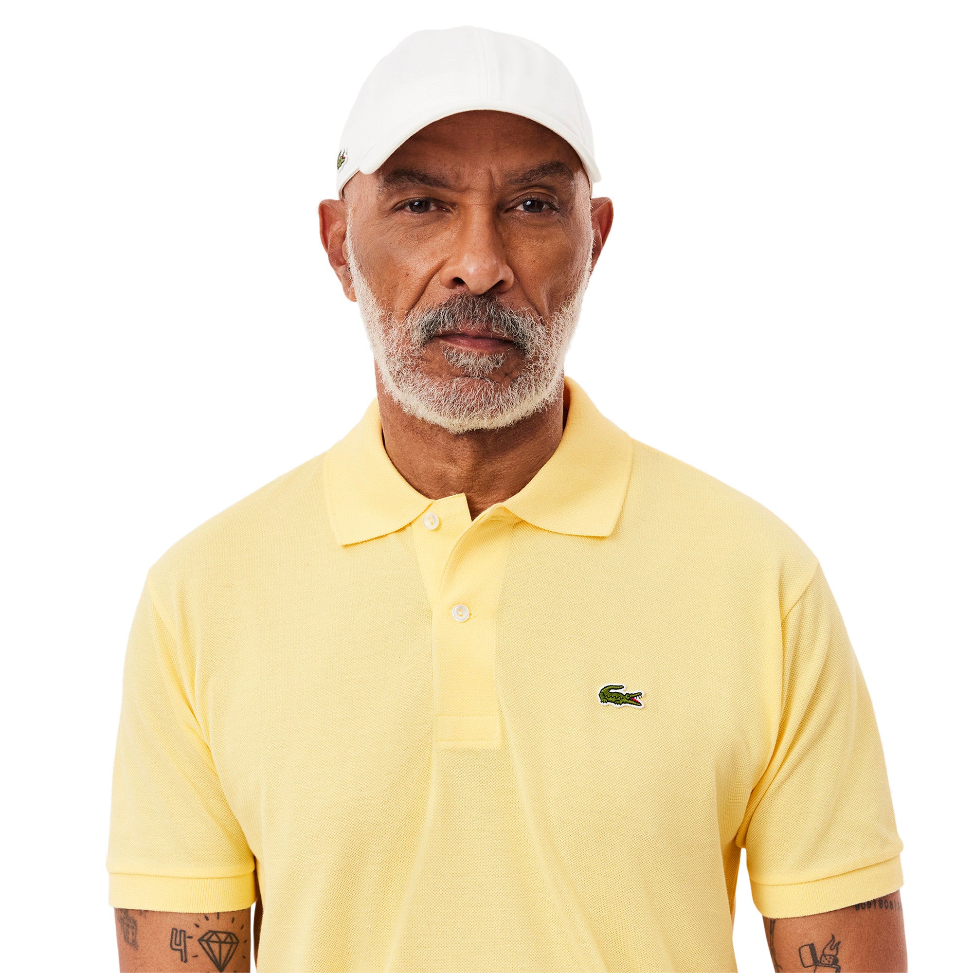 Lacoste Classic Pique Polo Shirt Pastel Yellow 107