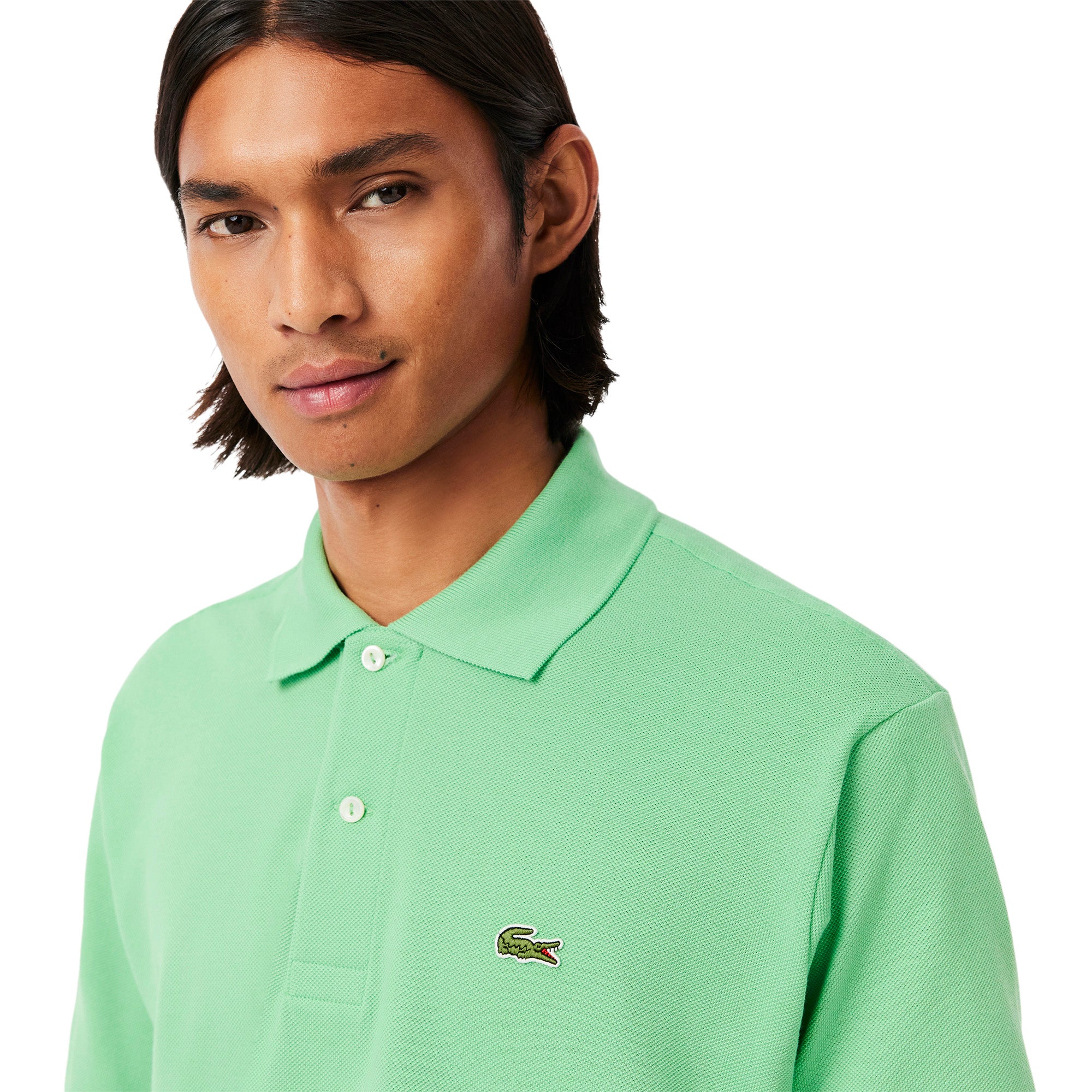 Lacoste Classic Pique Polo Shirt Liamone Green TTF