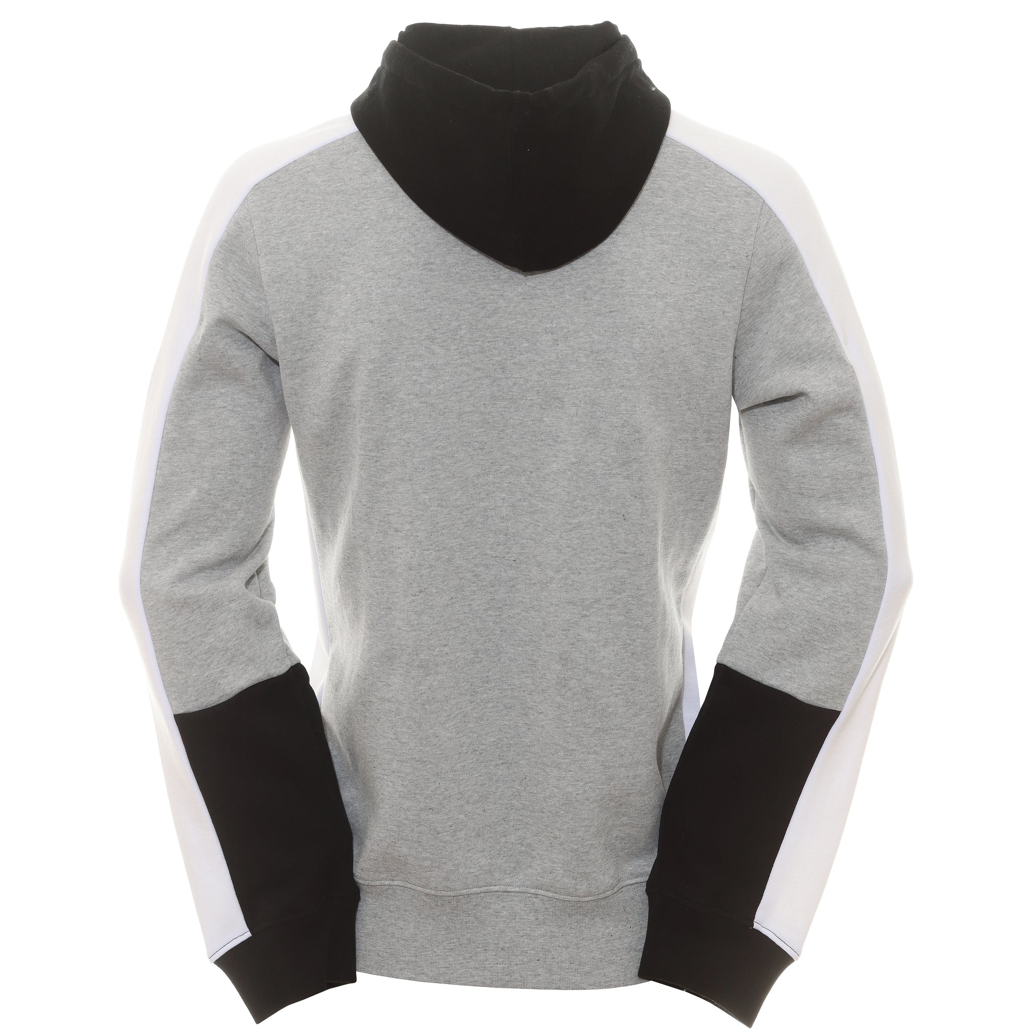 Lacoste Colourblock Full Zip Hoodie Grey Chine/Black SJ1