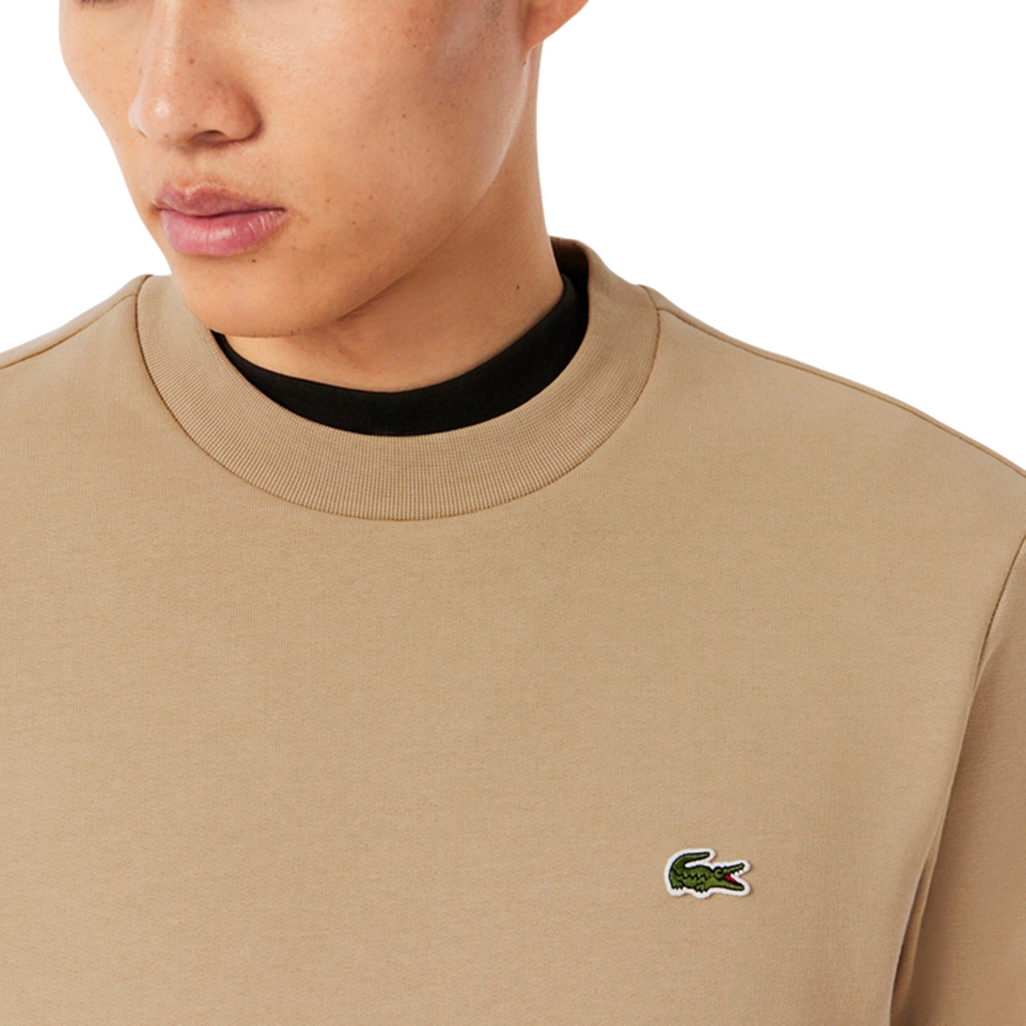 Lacoste Crew Neck Fleece Sweater