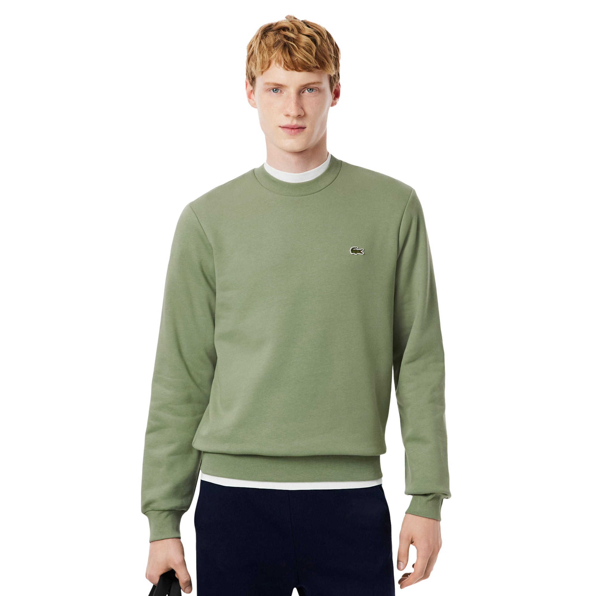 Lacoste Crew Neck Fleece Sweater