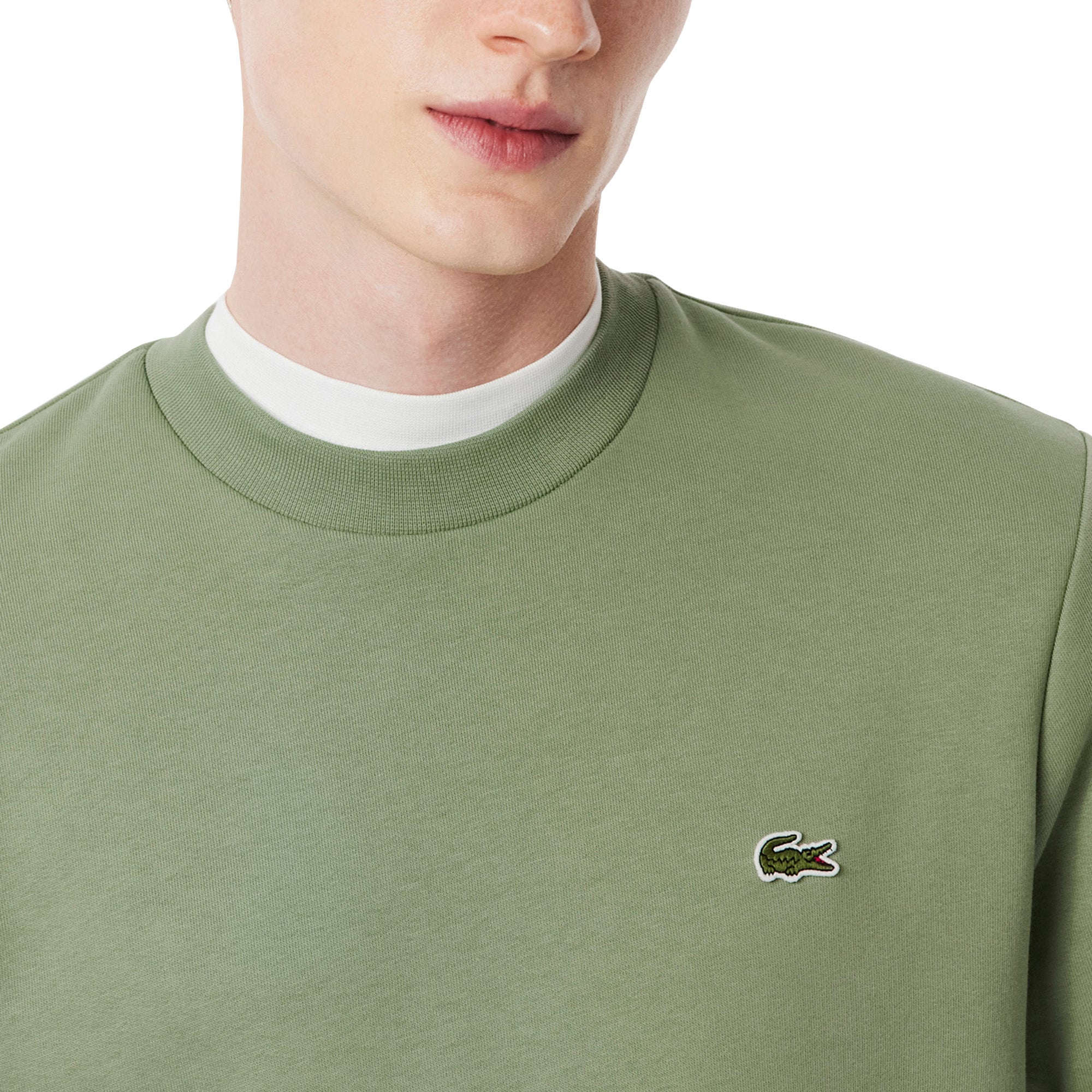 Lacoste Crew Neck Fleece Sweater