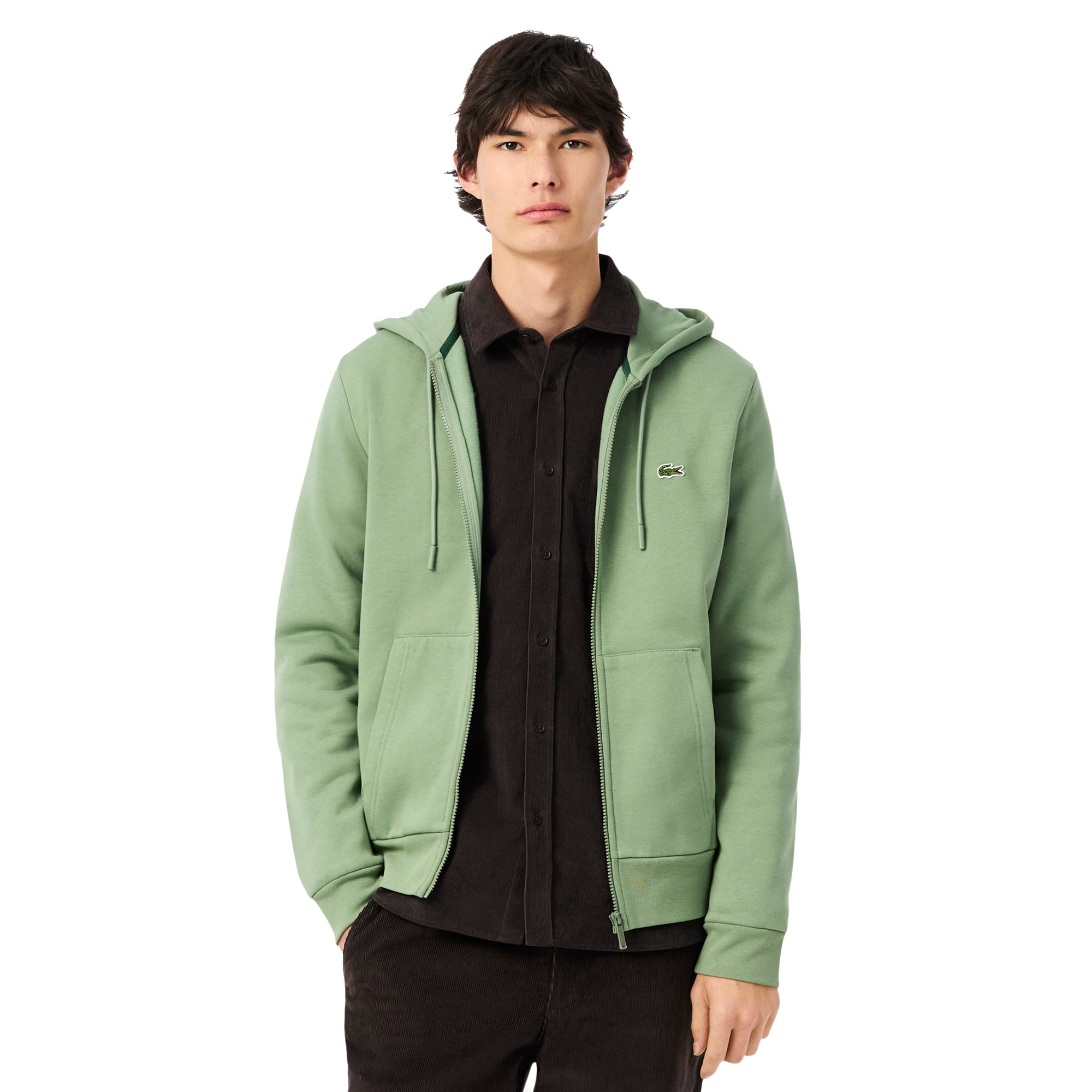 Lacoste Full Zip Fleece Hoodie