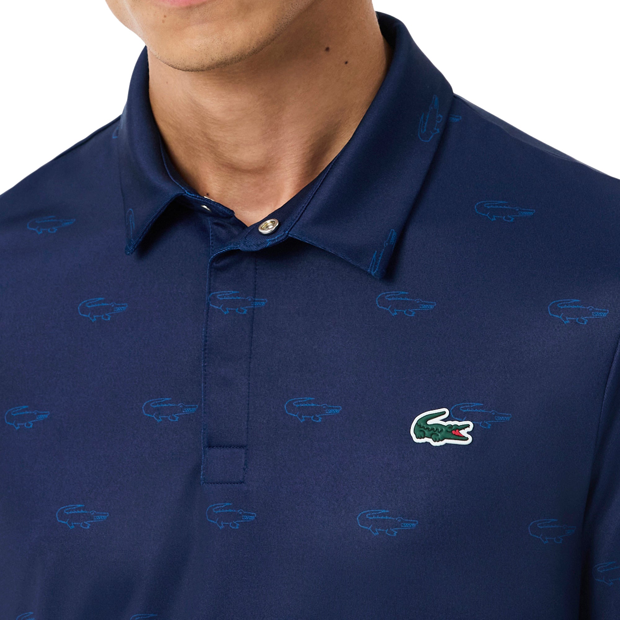 Lacoste Golf All Over Printed Polo Shirt