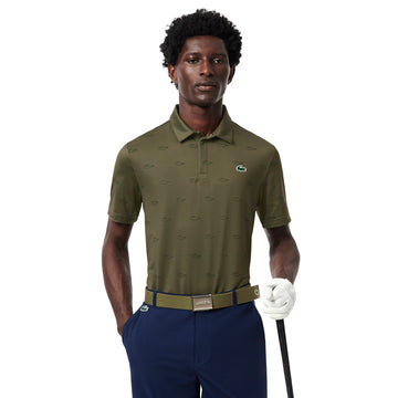 Lacoste Golf All Over Printed Polo Shirt