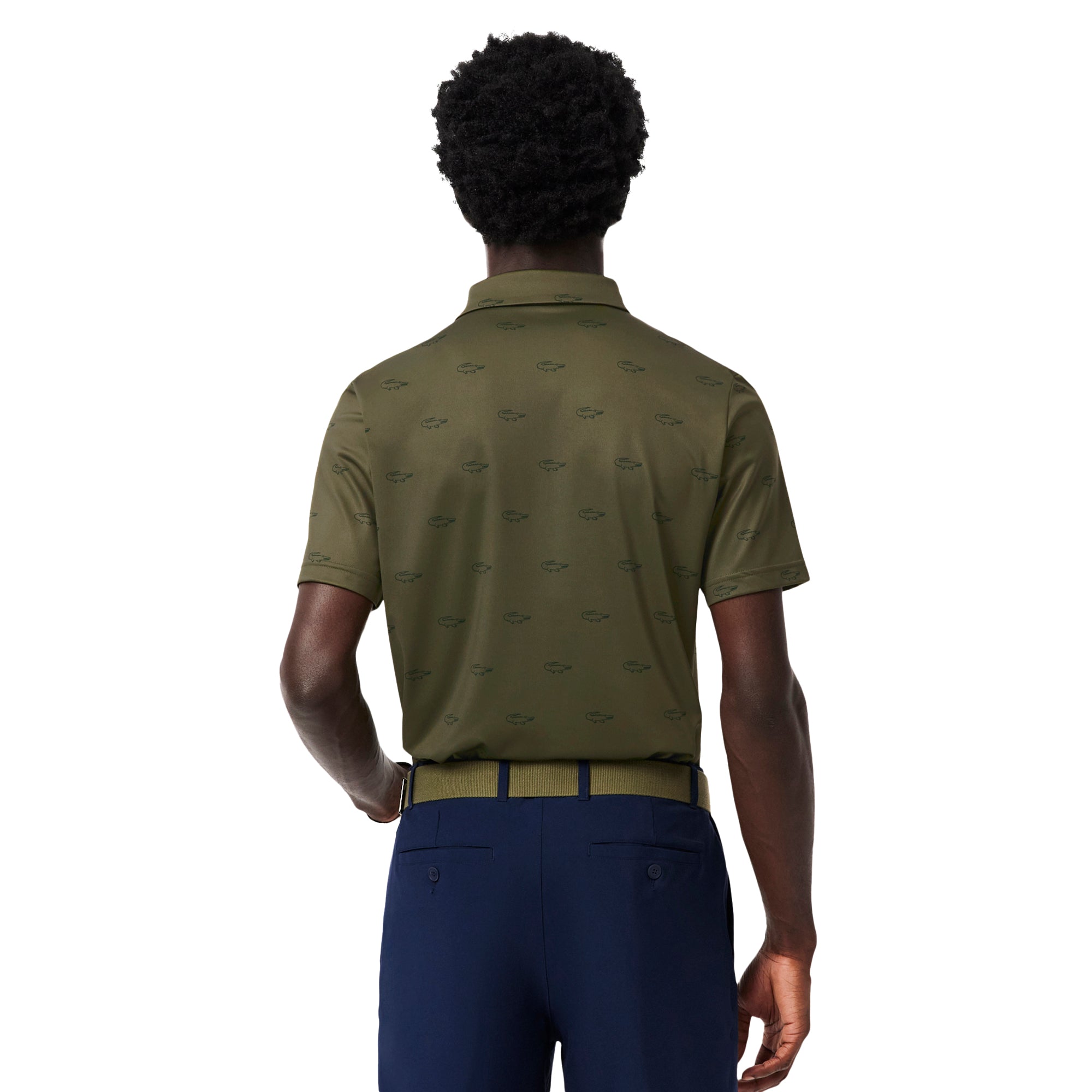 Lacoste Golf All Over Printed Polo Shirt