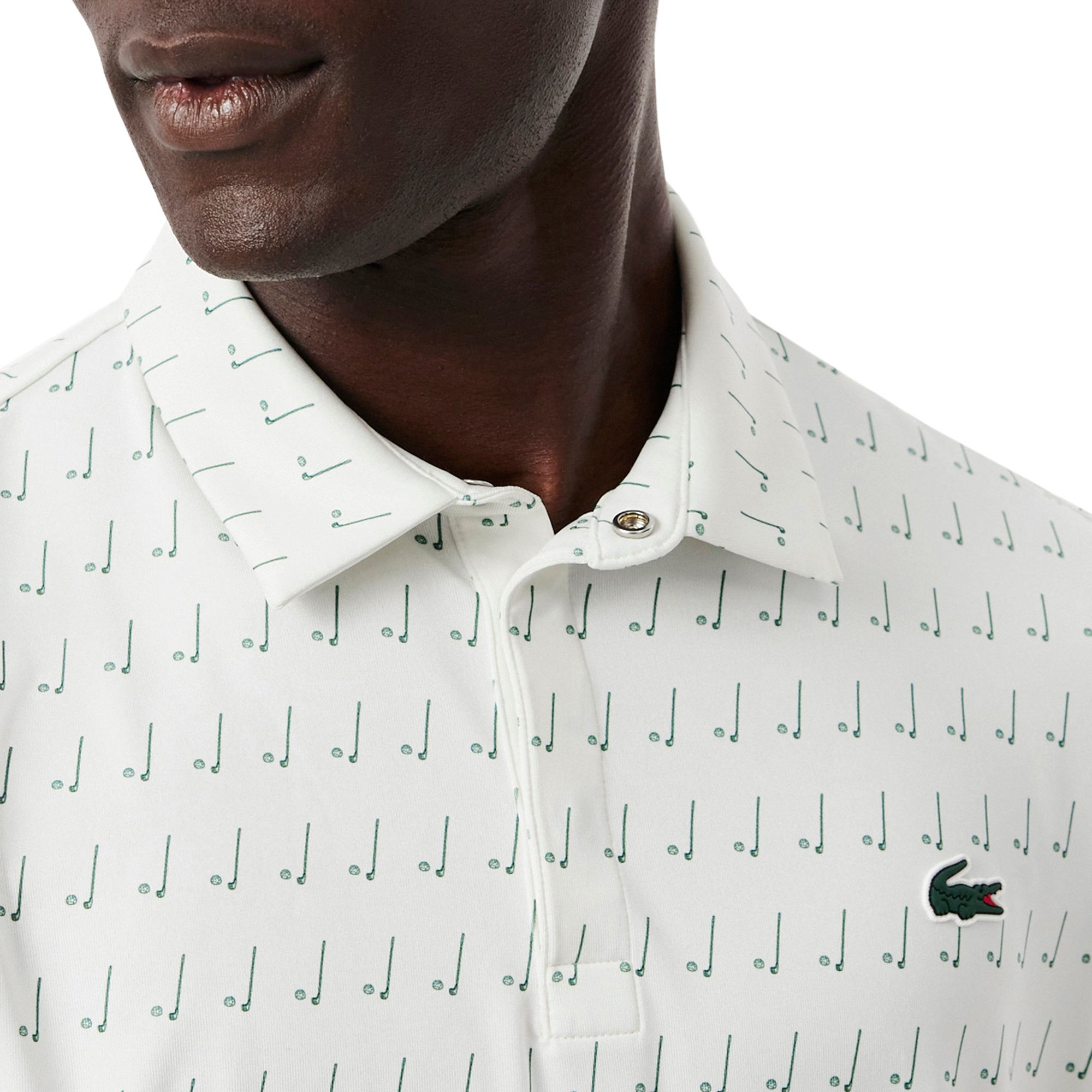Lacoste Golf All Over Printed Polo Shirt