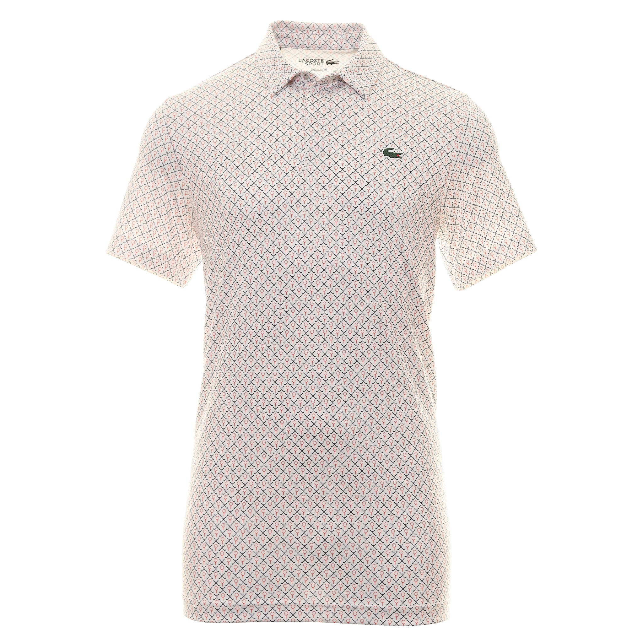 Lacoste Golf All Over Printed Polo Shirt