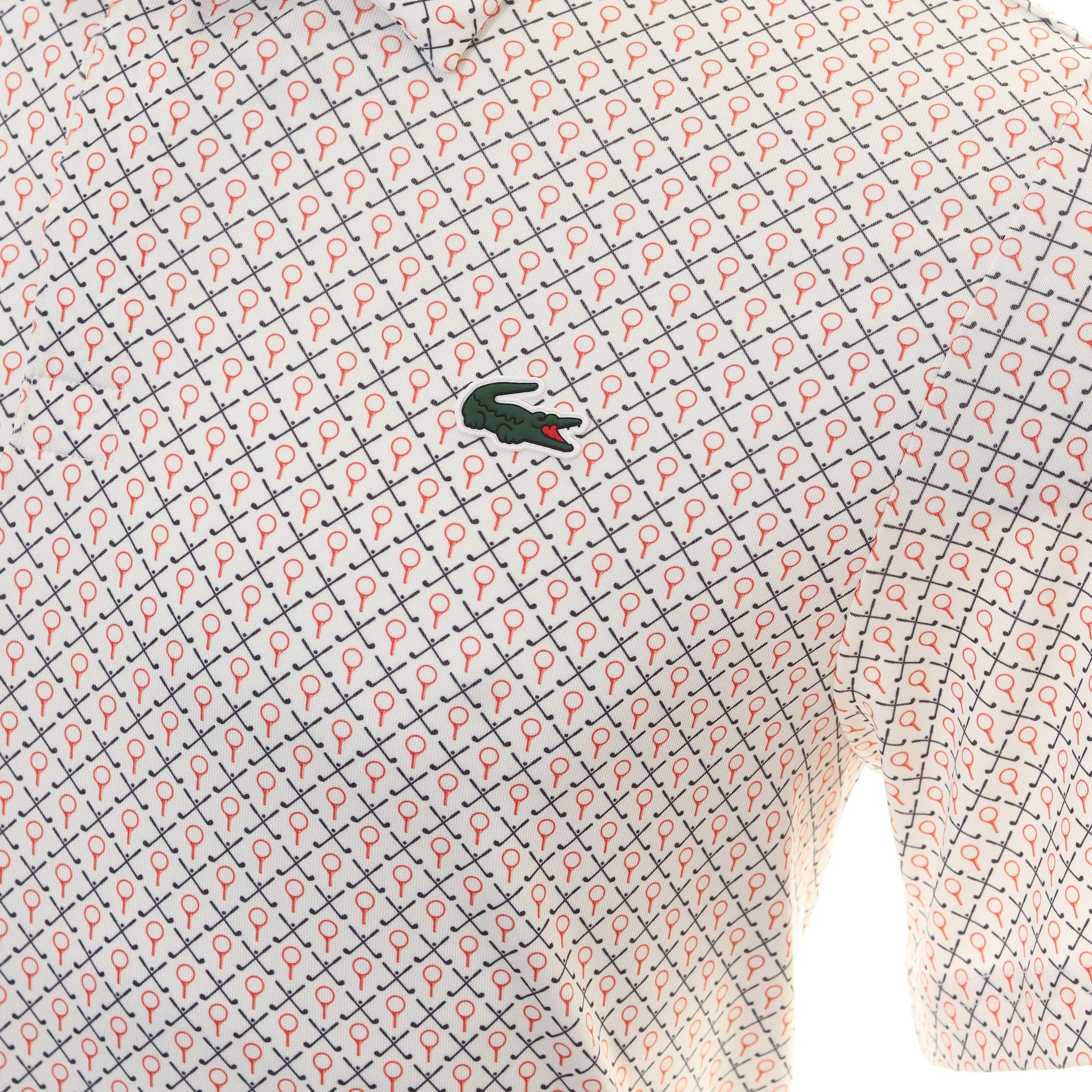 Lacoste Golf All Over Printed Polo Shirt