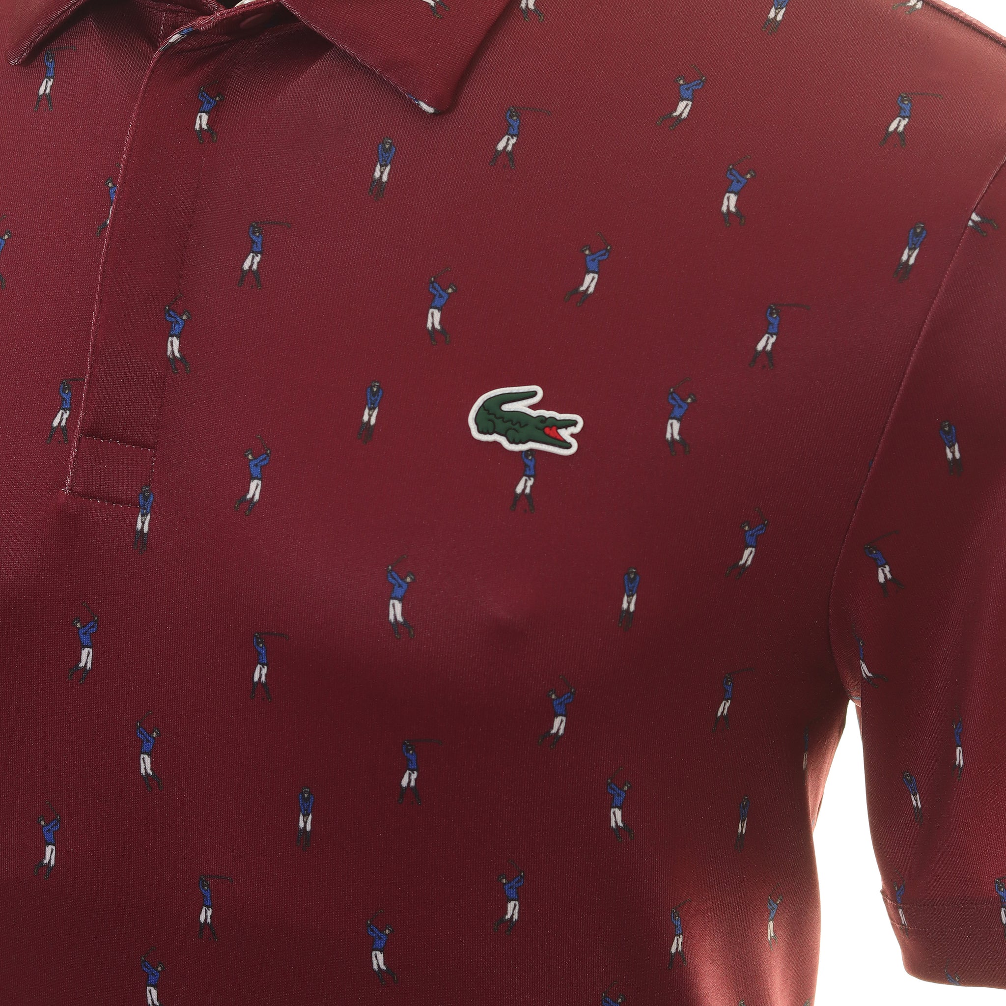Lacoste Golf All Over Printed Polo Shirt