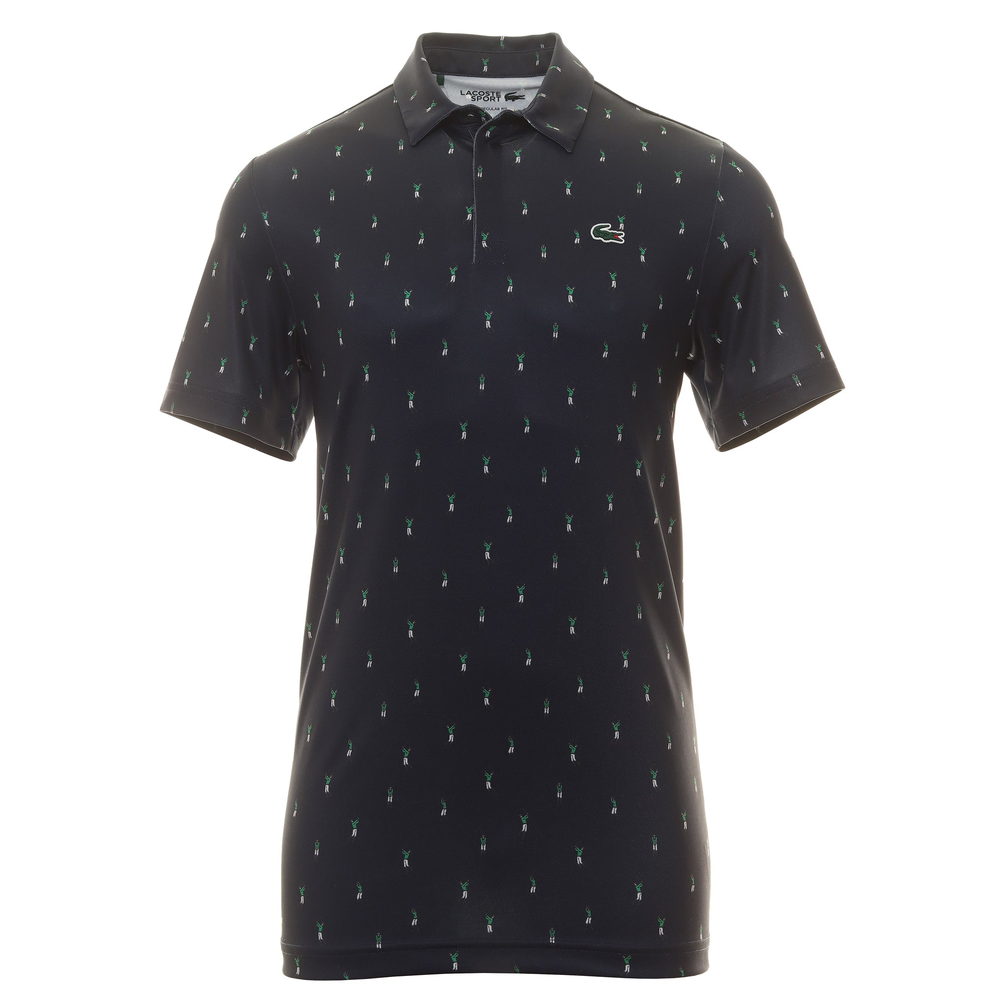 Lacoste Golf All Over Printed Polo Shirt