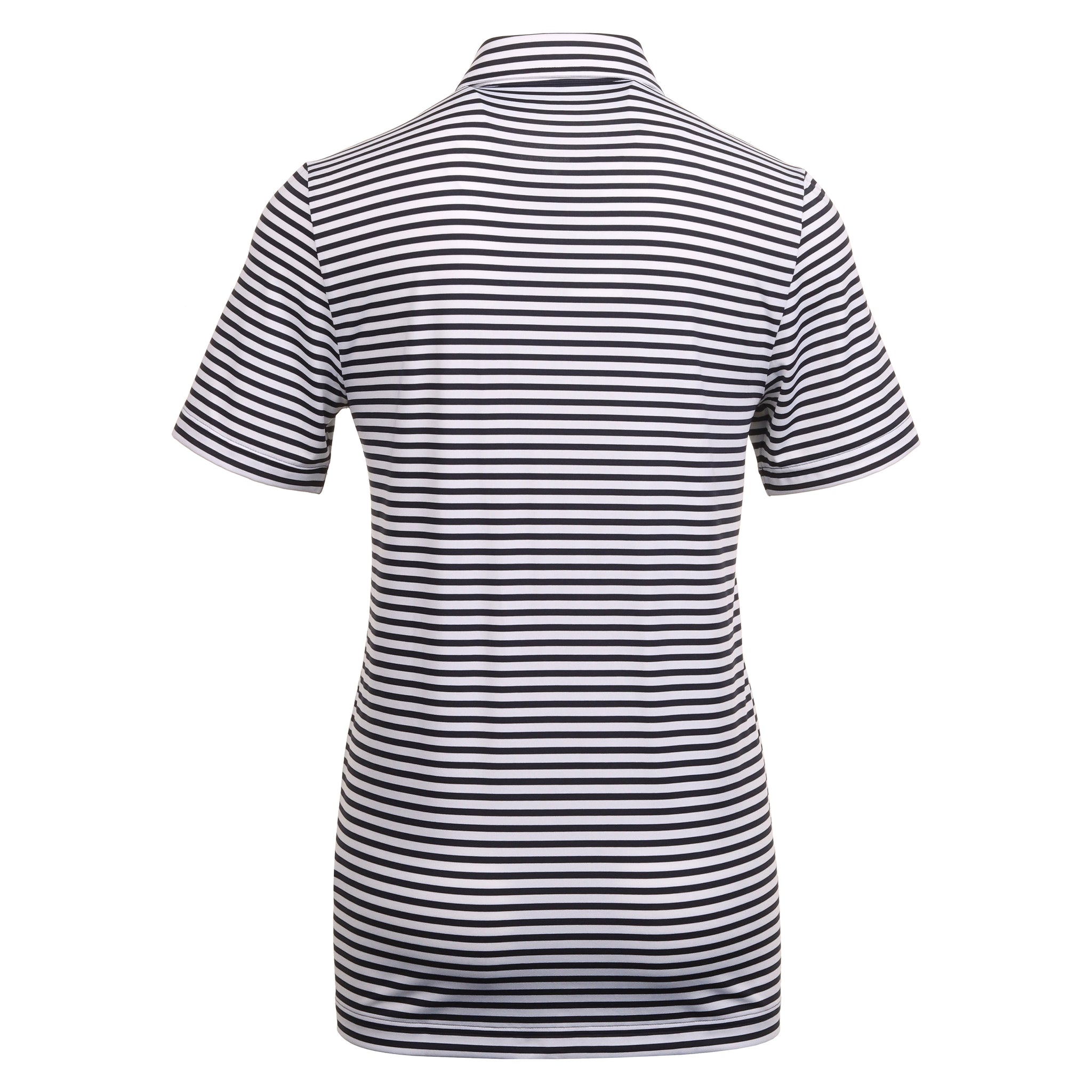 Lacoste Golf All Over Stripe Polo Shirt DH7418 Navy White 525 ...
