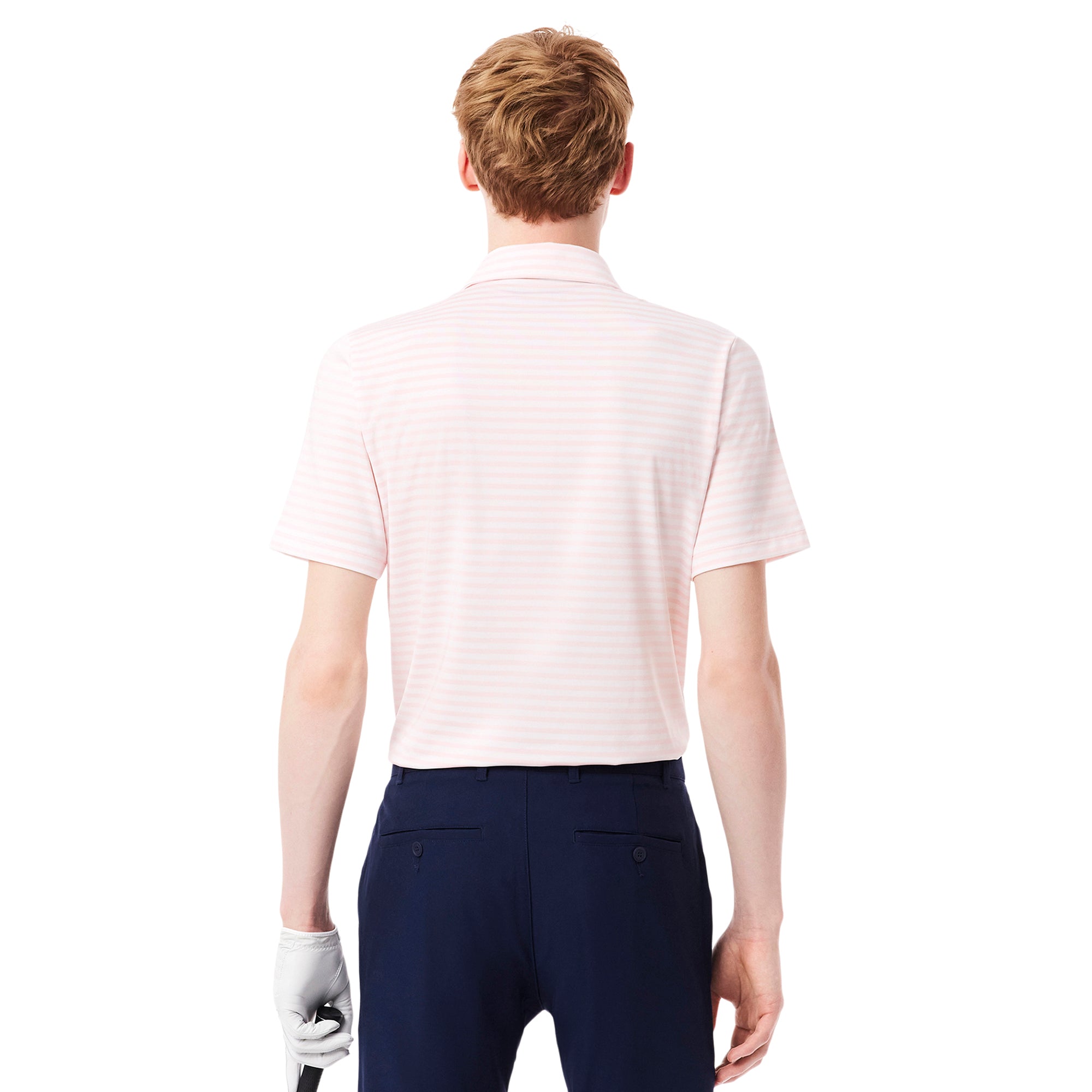 Lacoste Golf All Over Stripe Polo Shirt