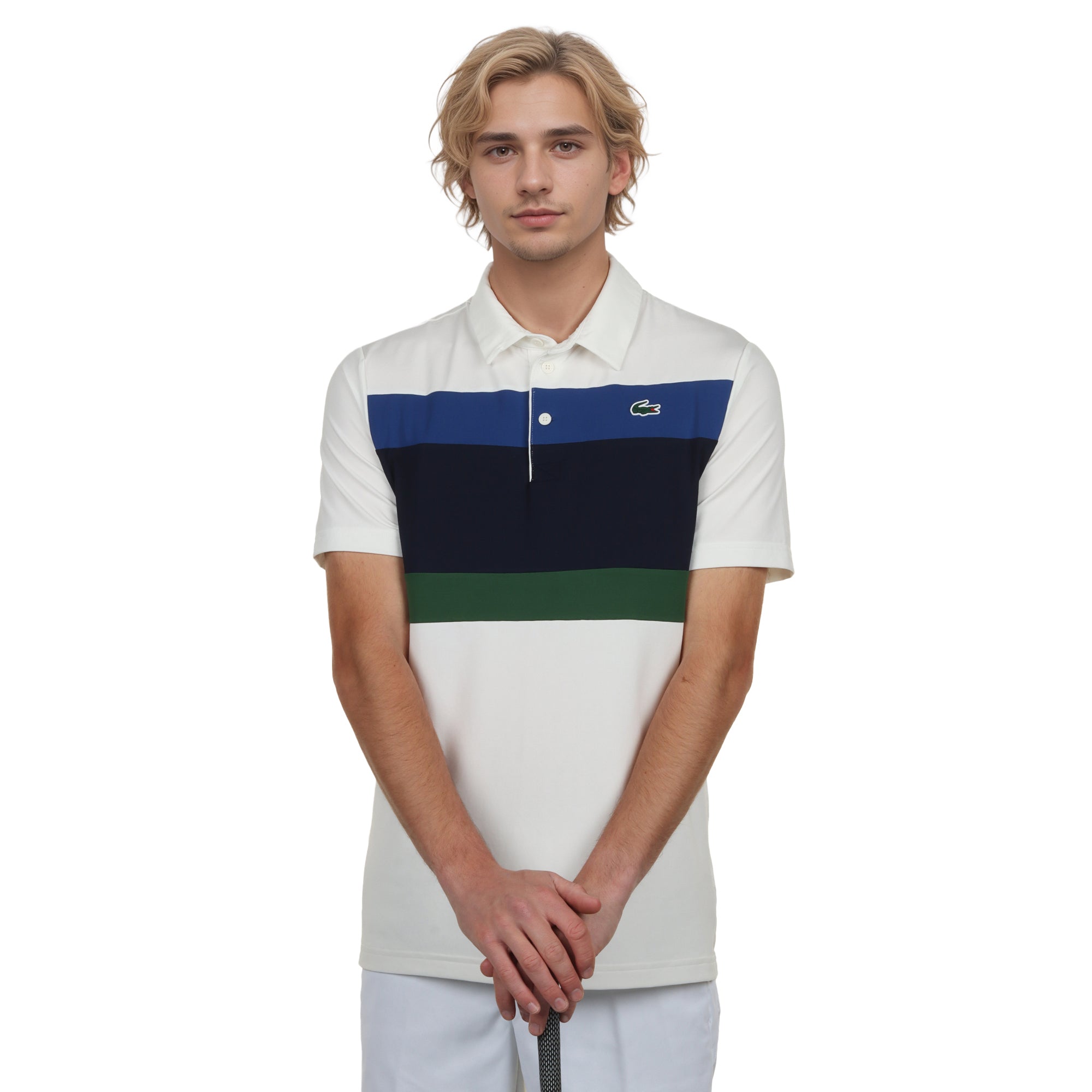 Lacoste Golf Colour Block Polo Shirt