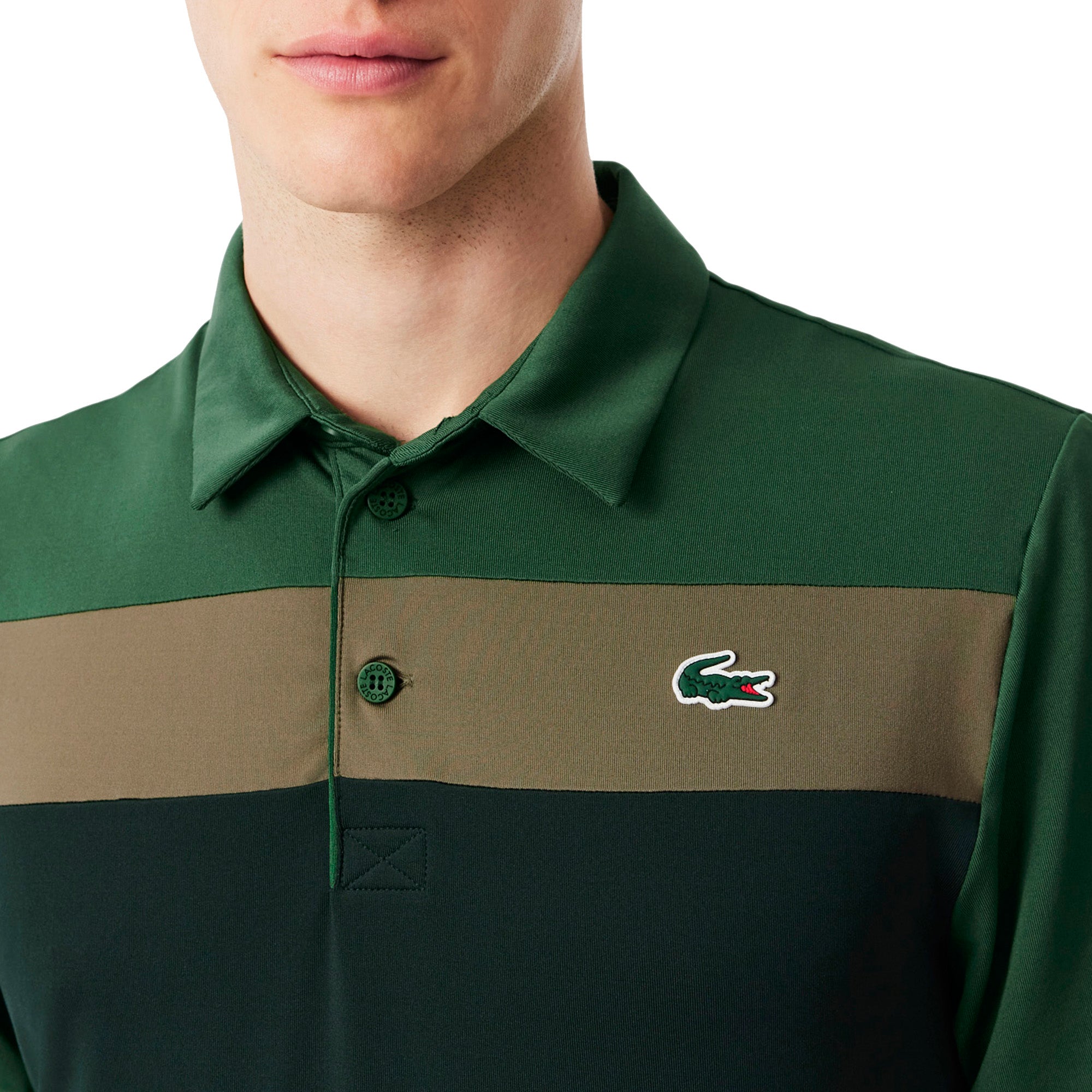 Lacoste Golf Colour Block Polo Shirt