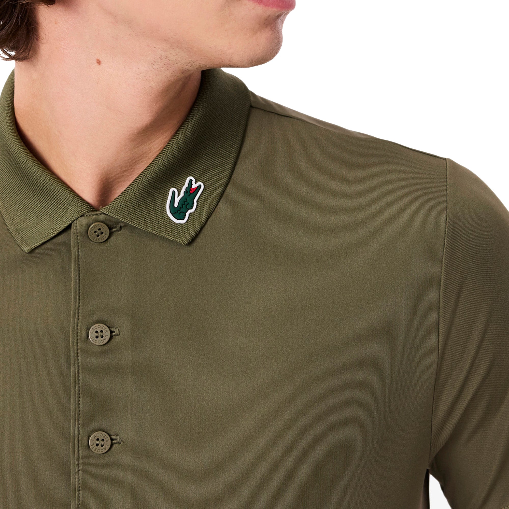 Lacoste Golf Crocodile Collar Polo Shirt
