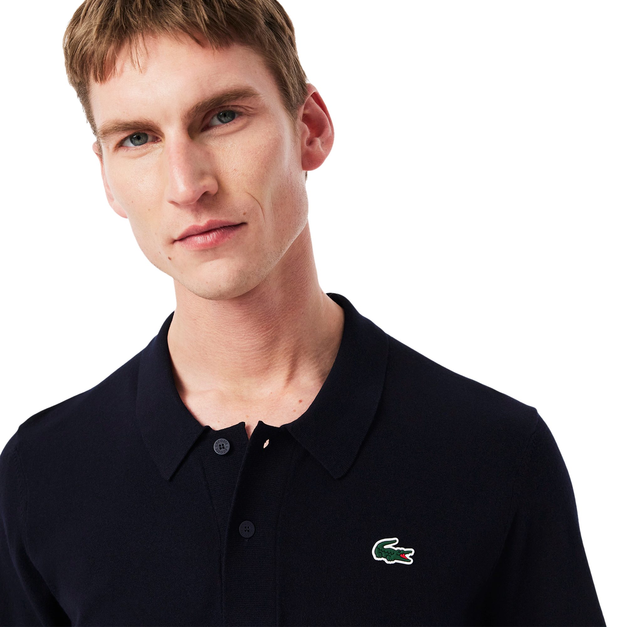 Lacoste Golf Short Sleeved Polo Sweater Navy 166