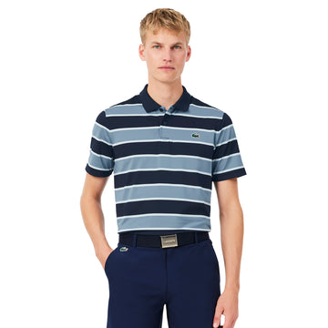 Lacoste Golf Striped Ultra Dry Polo Shirt