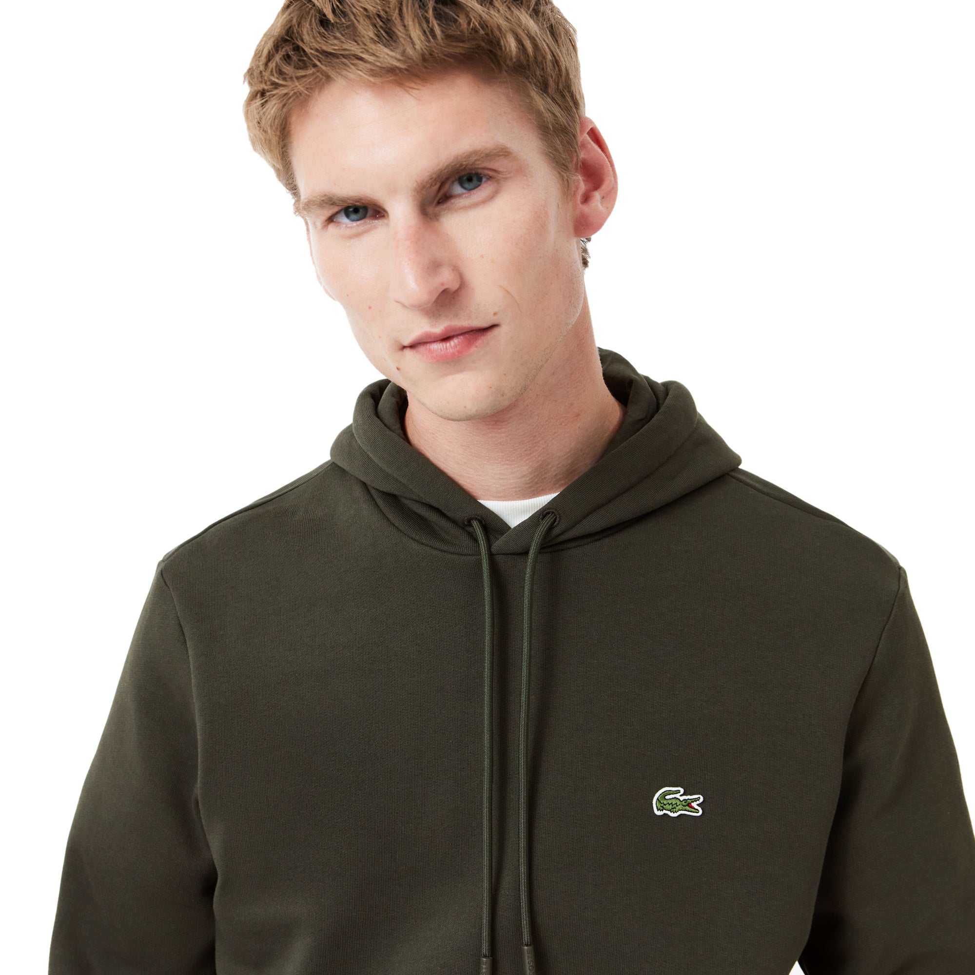 Lacoste Hooded Fleece Sweater Sapwood L7A