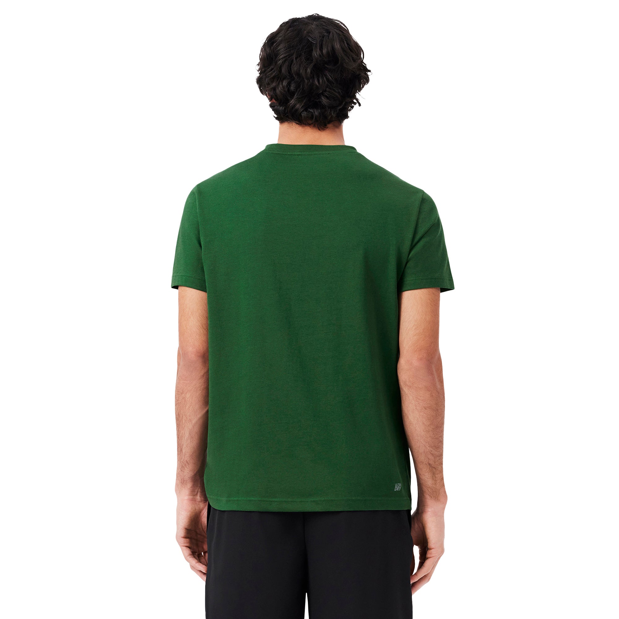 Lacoste Large Croc Print Tee Shirt Green/White YRR