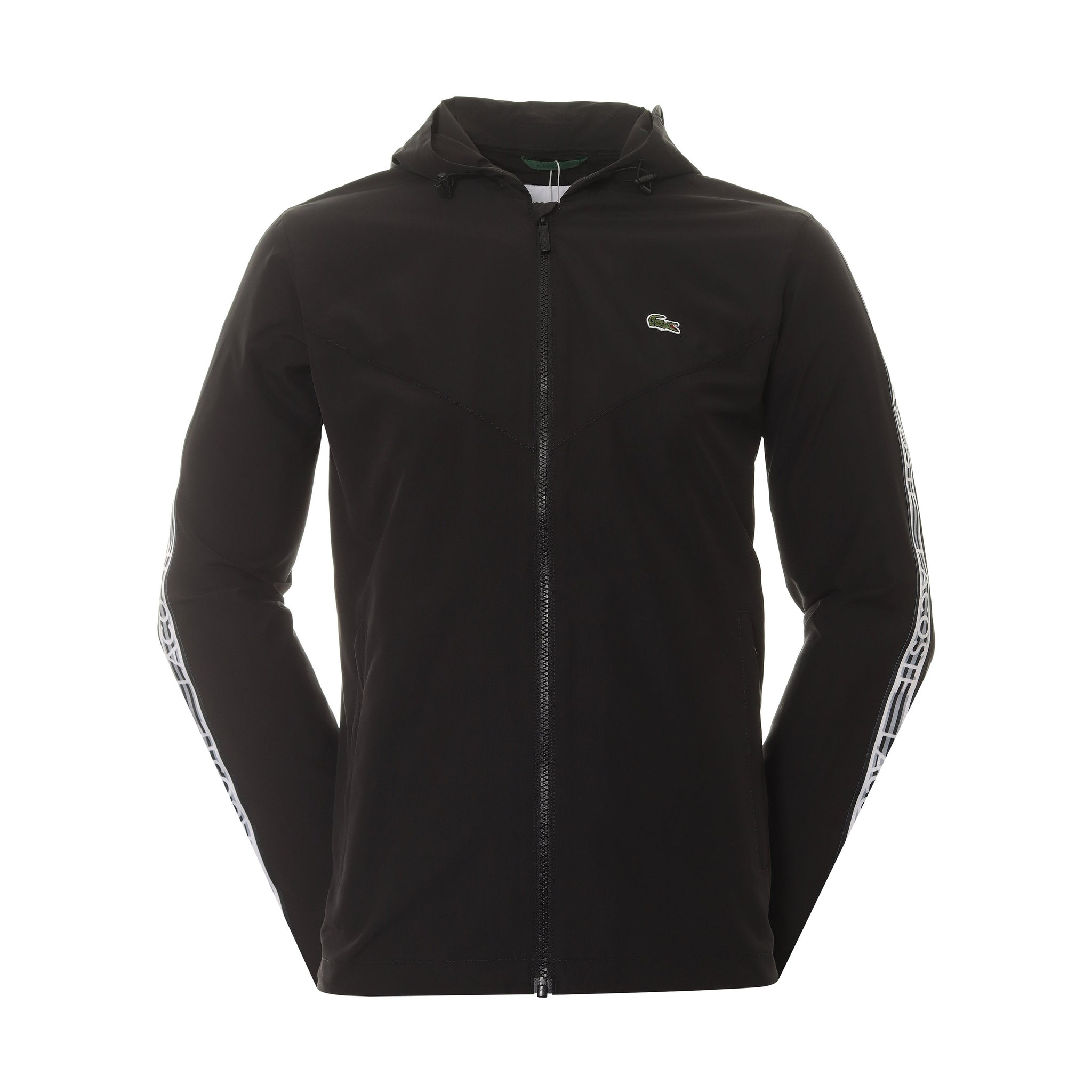 Lacoste Logo Stripe Track Jacket BH5380 Black 031 | Function18 ...